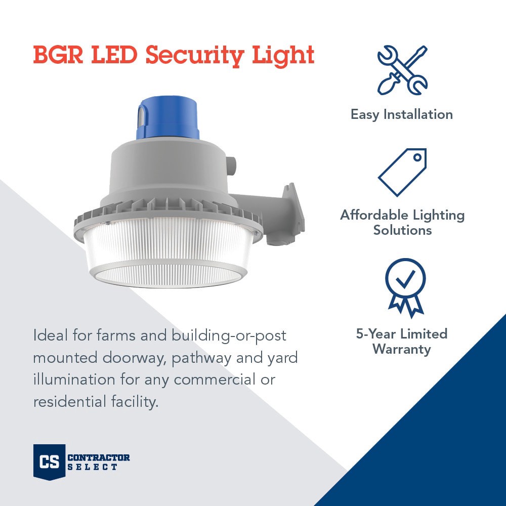 slide 2 of 6, Lithonia Lighting 10000 -Lumen 120 -Watt Silver Hardwired LED Outdoor Area light (Bulb Included), 1 ct