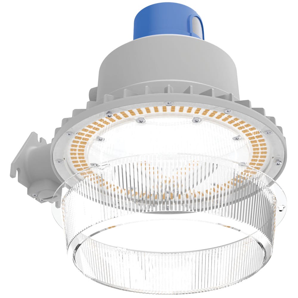 slide 6 of 6, Lithonia Lighting 10000 -Lumen 120 -Watt Silver Hardwired LED Outdoor Area light (Bulb Included), 1 ct