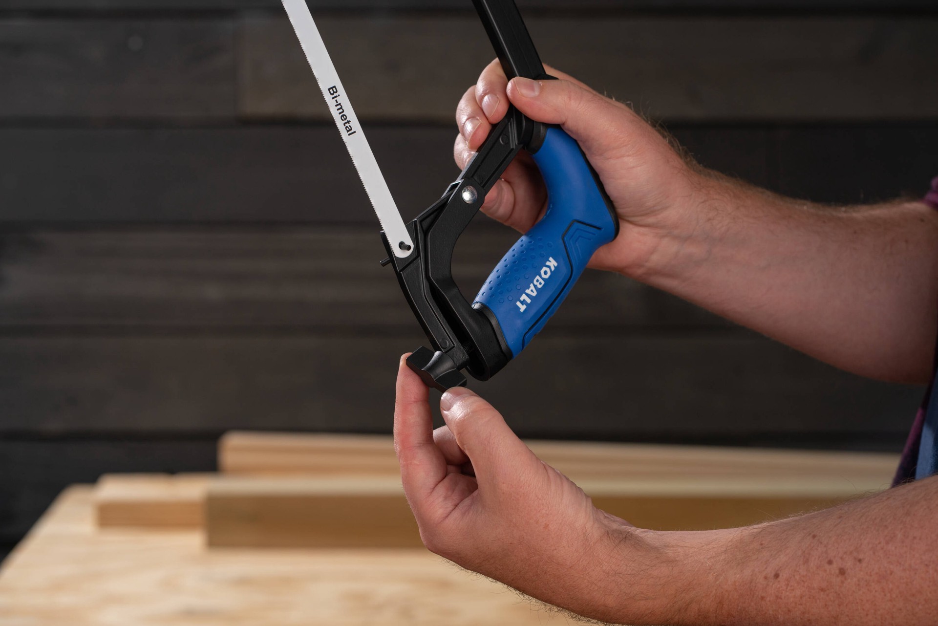 slide 4 of 4, Kobalt 12-in Bi-metal Extra fine cut Hacksaw blade 6 -Pack, 1 ct