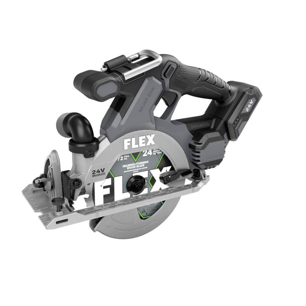 slide 1 of 6, FLEX 24-volt 6-1/2-in Brushless Cordless Circular saw (Battery Not Included and Charger Not Included), 1 ct