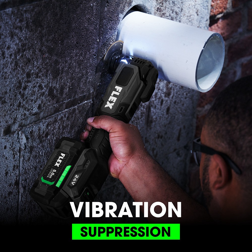 slide 4 of 6, FLEX 24-volt Cordless Brushless 5-speed Oscillating Multi-Tool (Battery Not Included), 1 ct