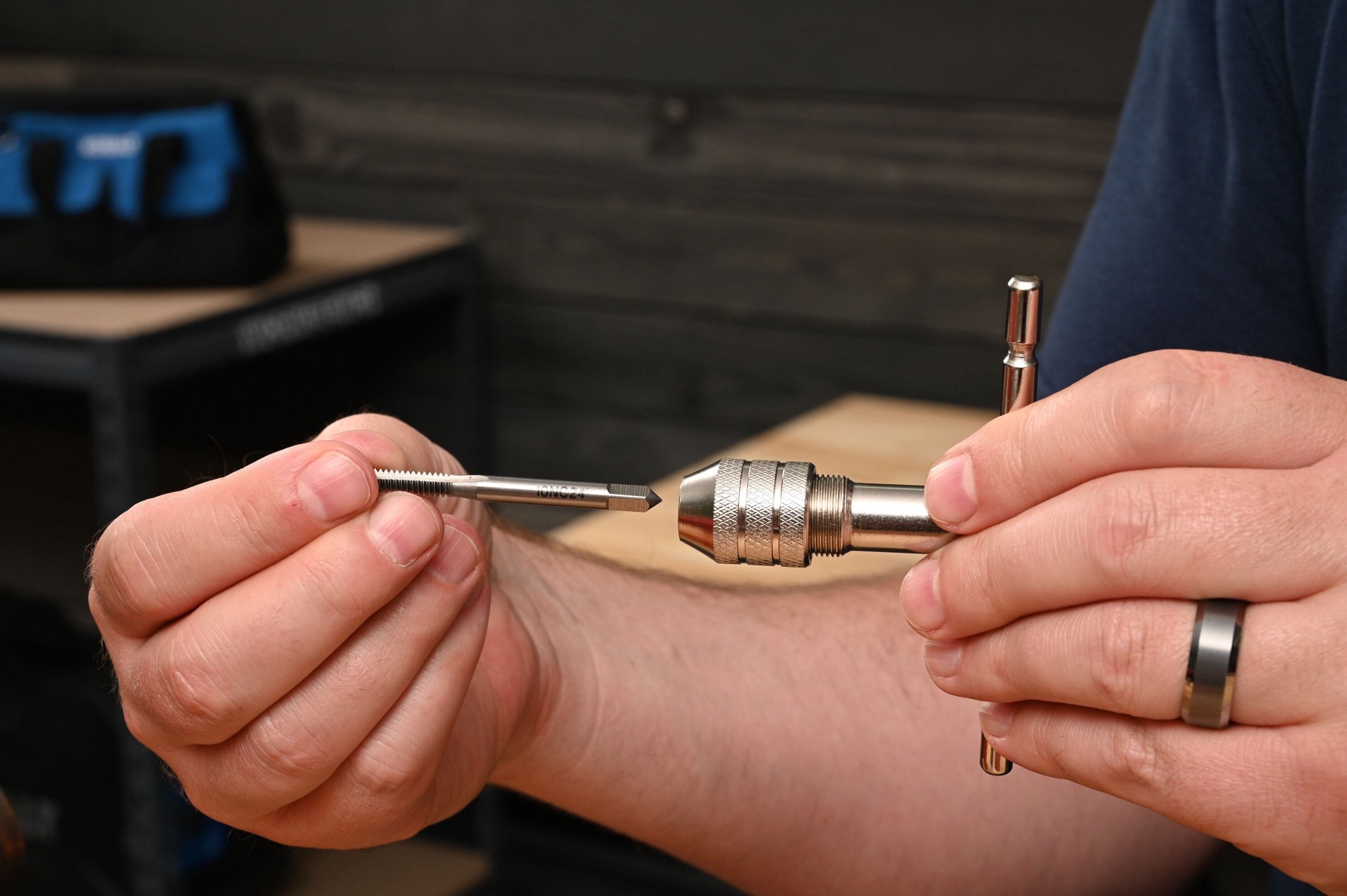 slide 5 of 6, Kobalt #10-24 Standard (SAE) Tap and Drill Set 2 -Pack, 1 ct