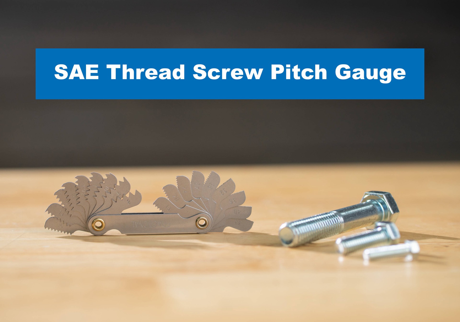 slide 3 of 6, Kobalt 8 -in to 44 -in Standard (SAE) Thread Gauge, 1 ct