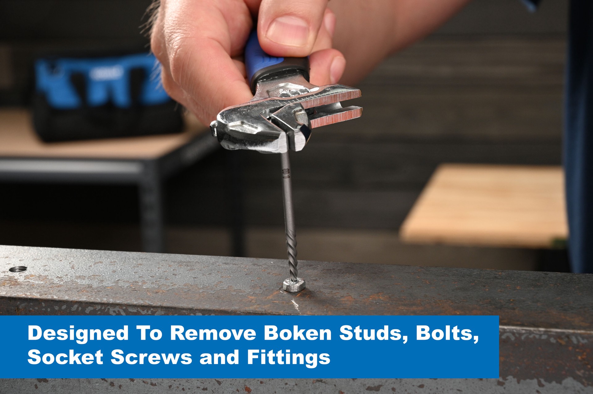 slide 4 of 6, Kobalt 2 -Pack High carbon steel Set Screw extractor and drill bit set, 1 ct