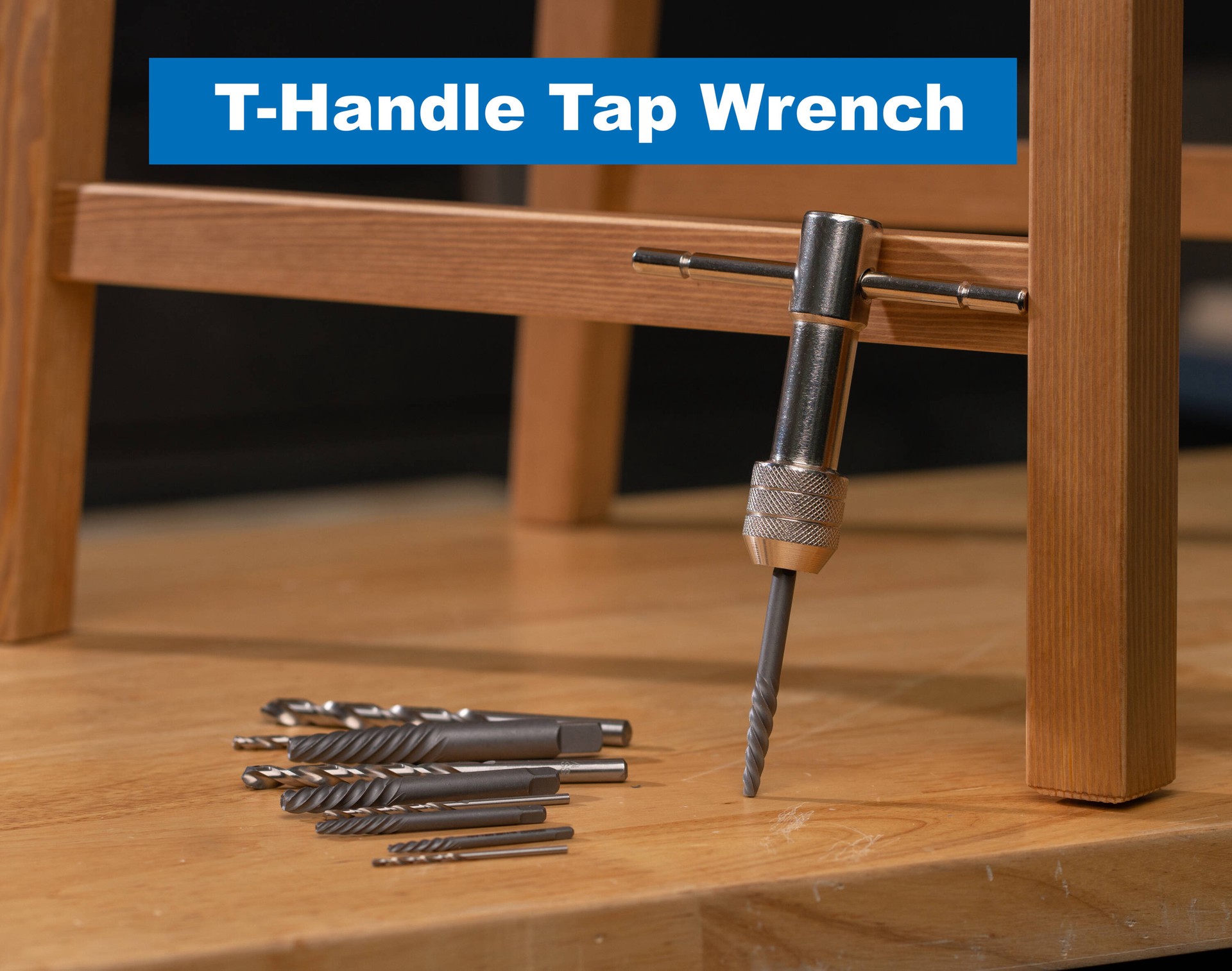 slide 3 of 6, Kobalt 1/4in -1/2in Adjustable Carbon steel T Style Tap Wrench, 1 ct