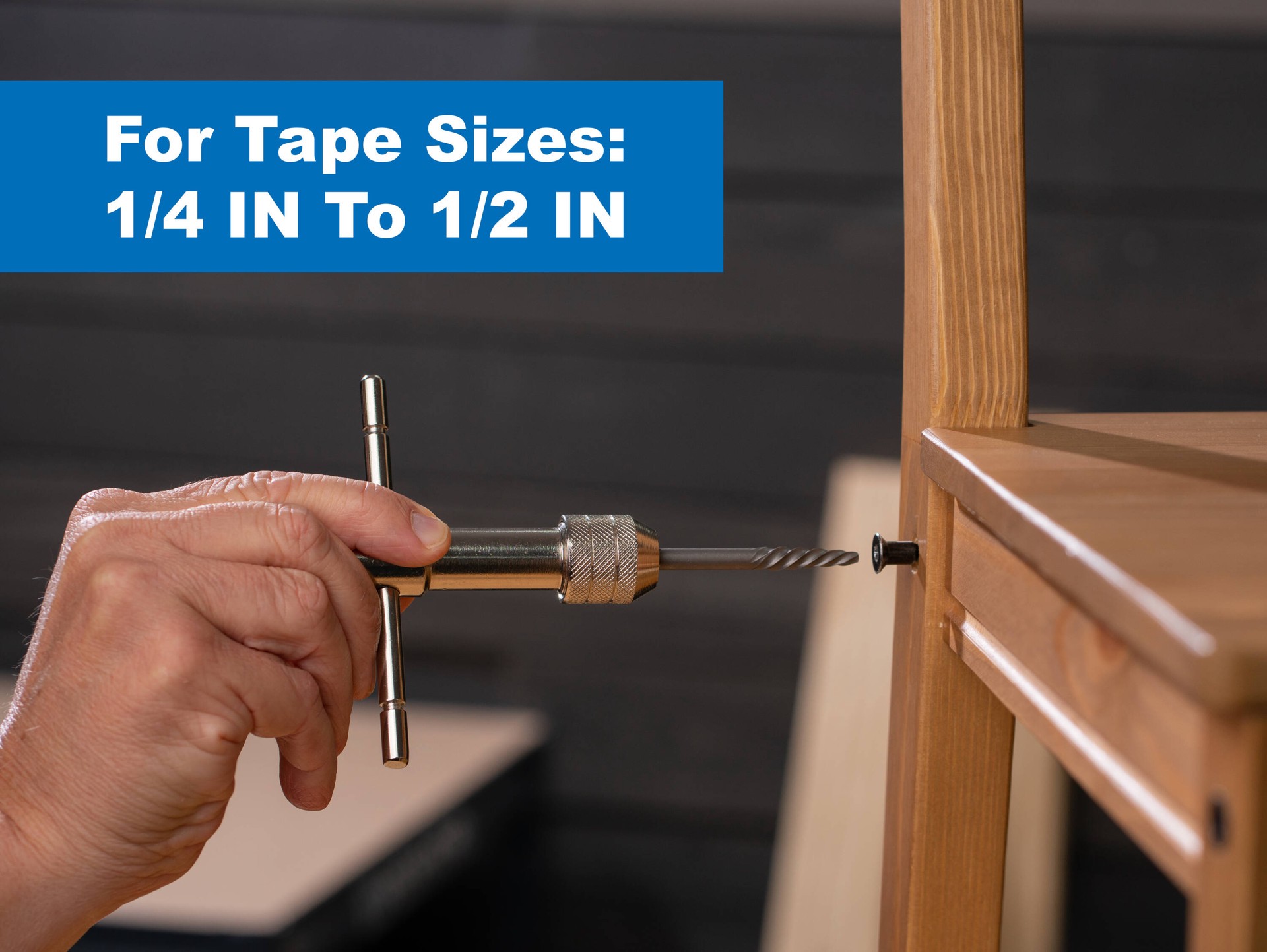 slide 4 of 6, Kobalt 1/4in -1/2in Adjustable Carbon steel T Style Tap Wrench, 1 ct