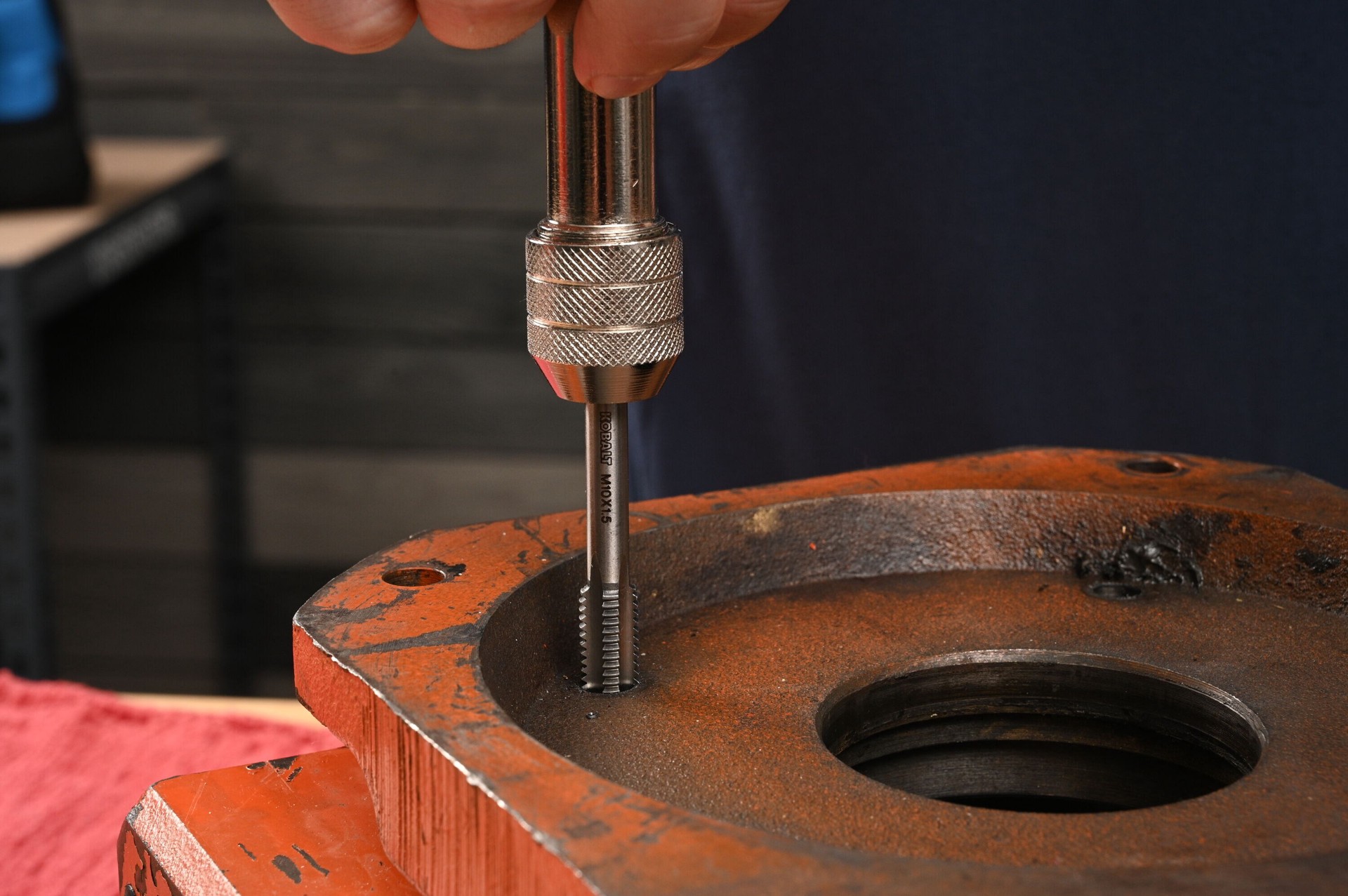 slide 5 of 6, Kobalt 1/4in -1/2in Adjustable Carbon steel T Style Tap Wrench, 1 ct