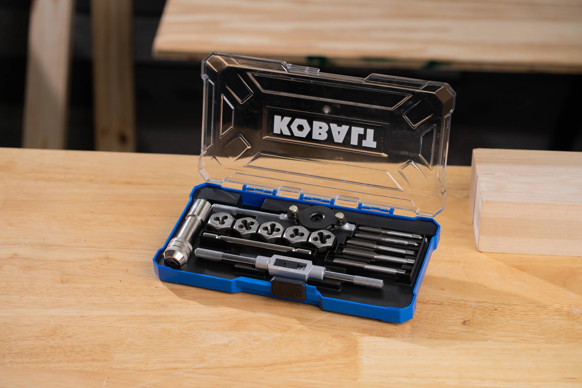 slide 2 of 6, Kobalt 14 -Piece Standard (SAE) Tap and Die Set, 1 ct