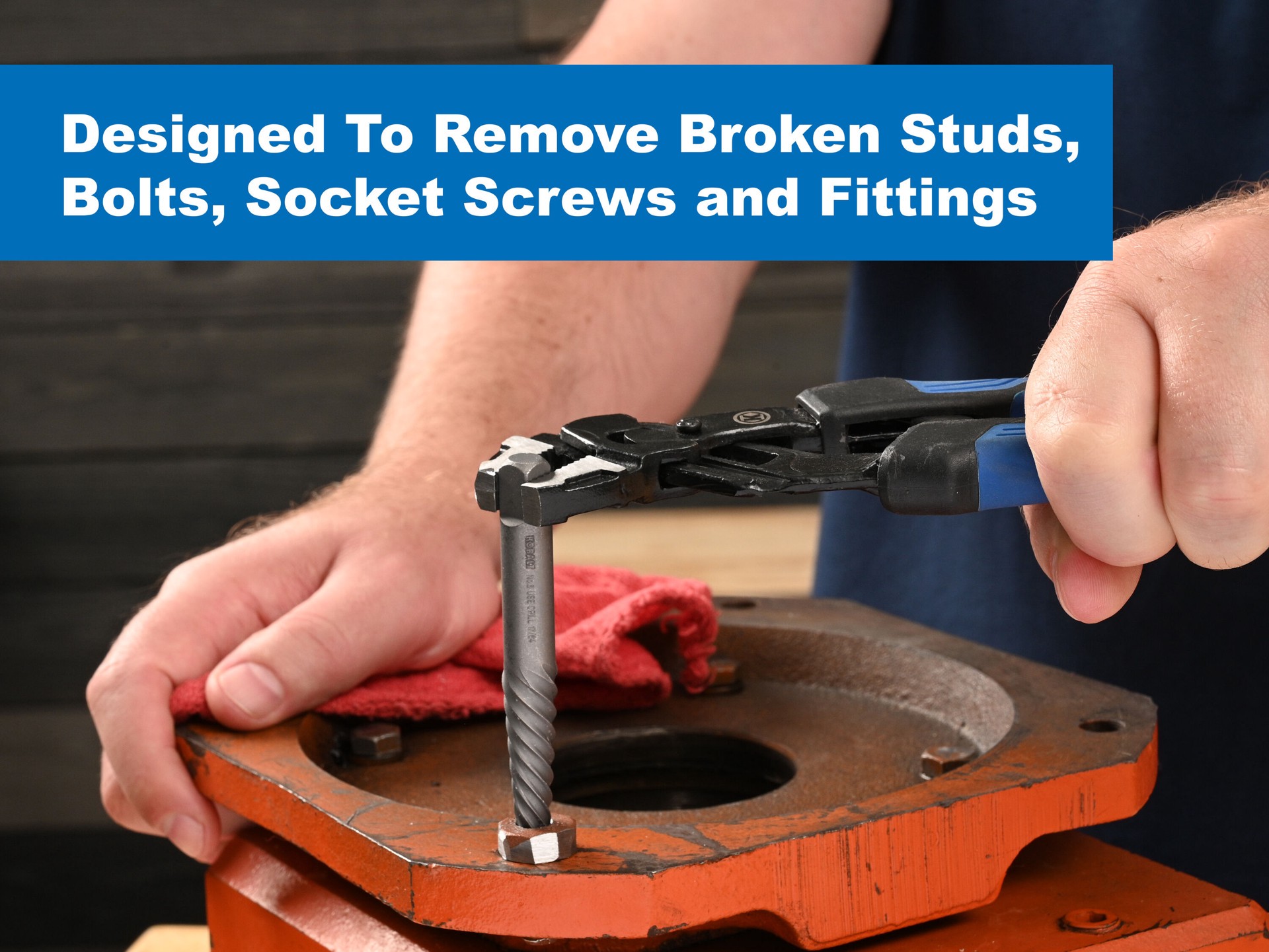 slide 4 of 6, Kobalt 2 -Pack High carbon steel Set Screw extractor and drill bit set, 1 ct