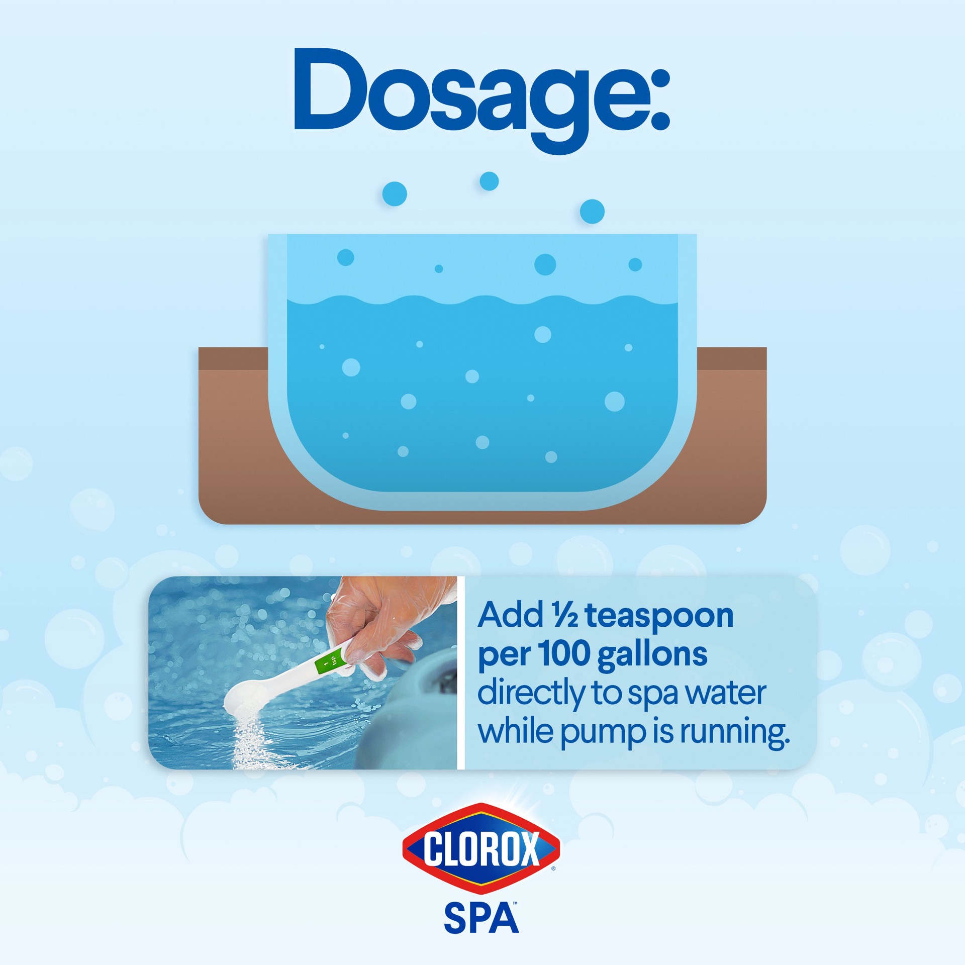 slide 4 of 6, Clorox Pool&Spa 2 Pound(s) All-In-One Sanitizer and Shock Spa Chlorine, 1 ct