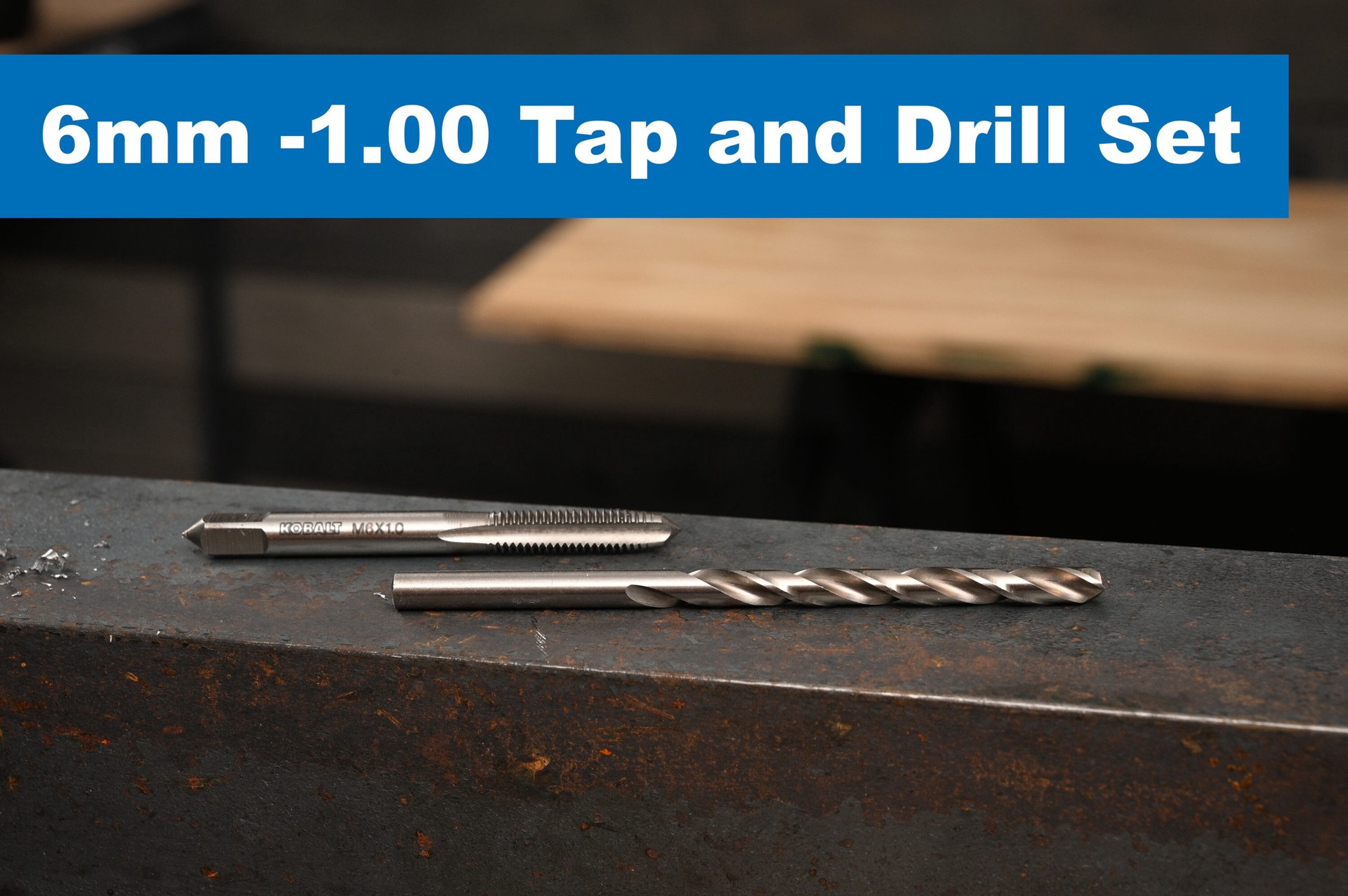slide 3 of 6, Kobalt m6 X 1 Standard (SAE) Tap and Drill Set 2 -Pack, 1 ct
