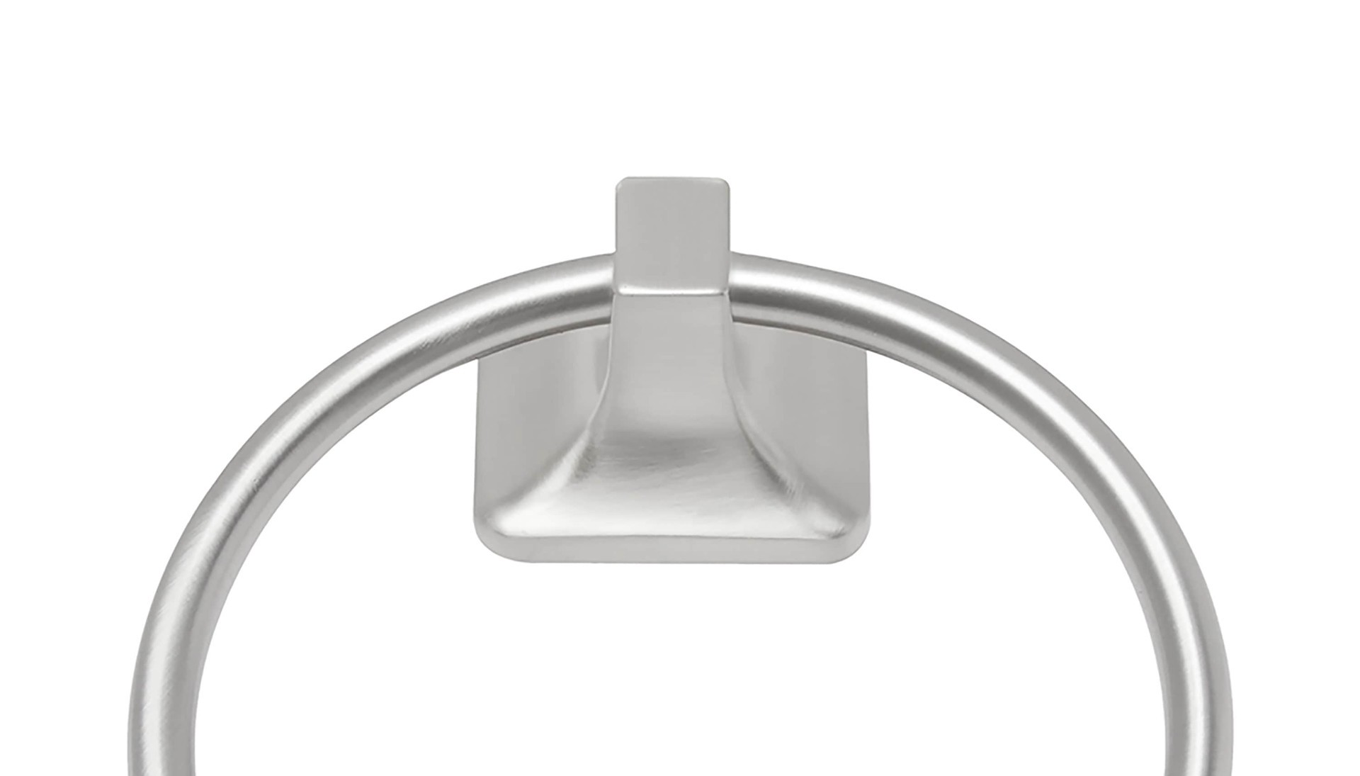 slide 2 of 6, Project Source Seton Brushed Nickel Wall mount Single Towel Ring, 1 ct