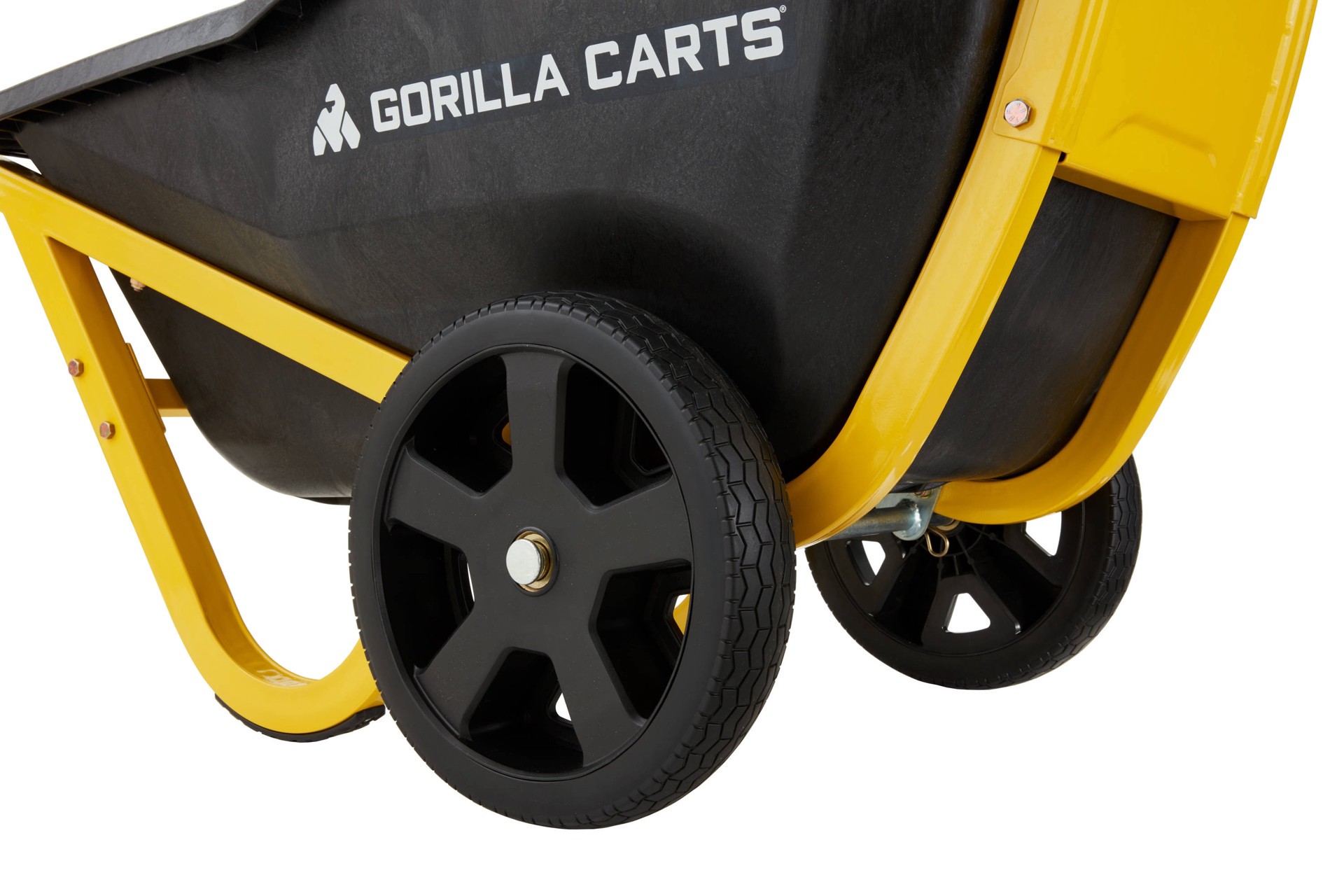 slide 4 of 6, Gorilla Carts Evolution Yard Cart 7-cu ft Poly Yard Cart, 1 ct