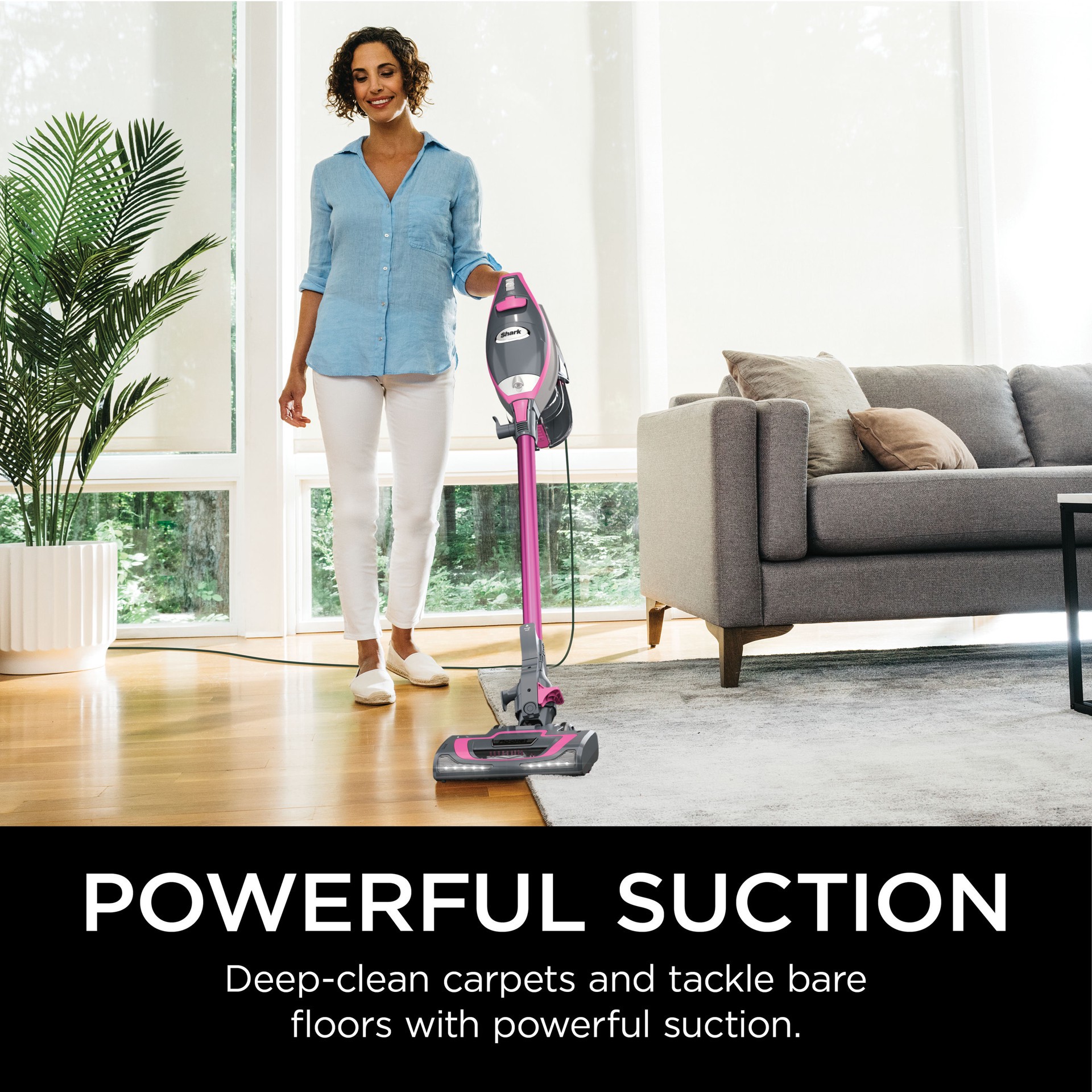 slide 2 of 6, Shark Rocket Pro Corded with Headlights Ultra-Lightweight Pet Stick Vacuum Cleaner (Convertible to Handheld), 1 ct