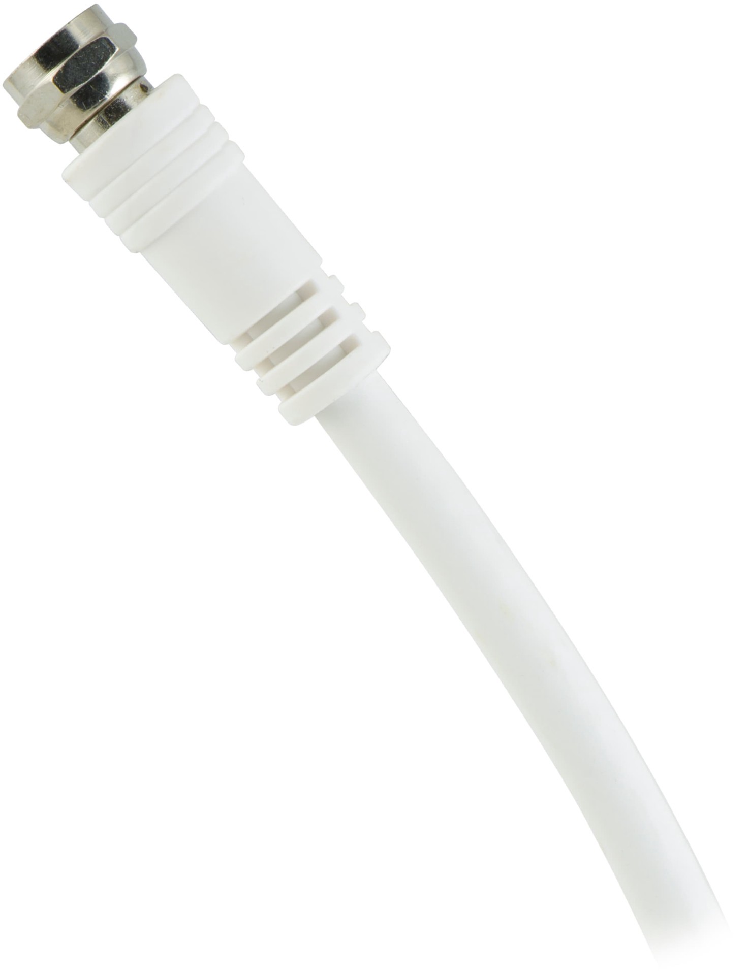 slide 2 of 6, Utilitech 15-ft RG6 White Coaxial Cable, 1 ct
