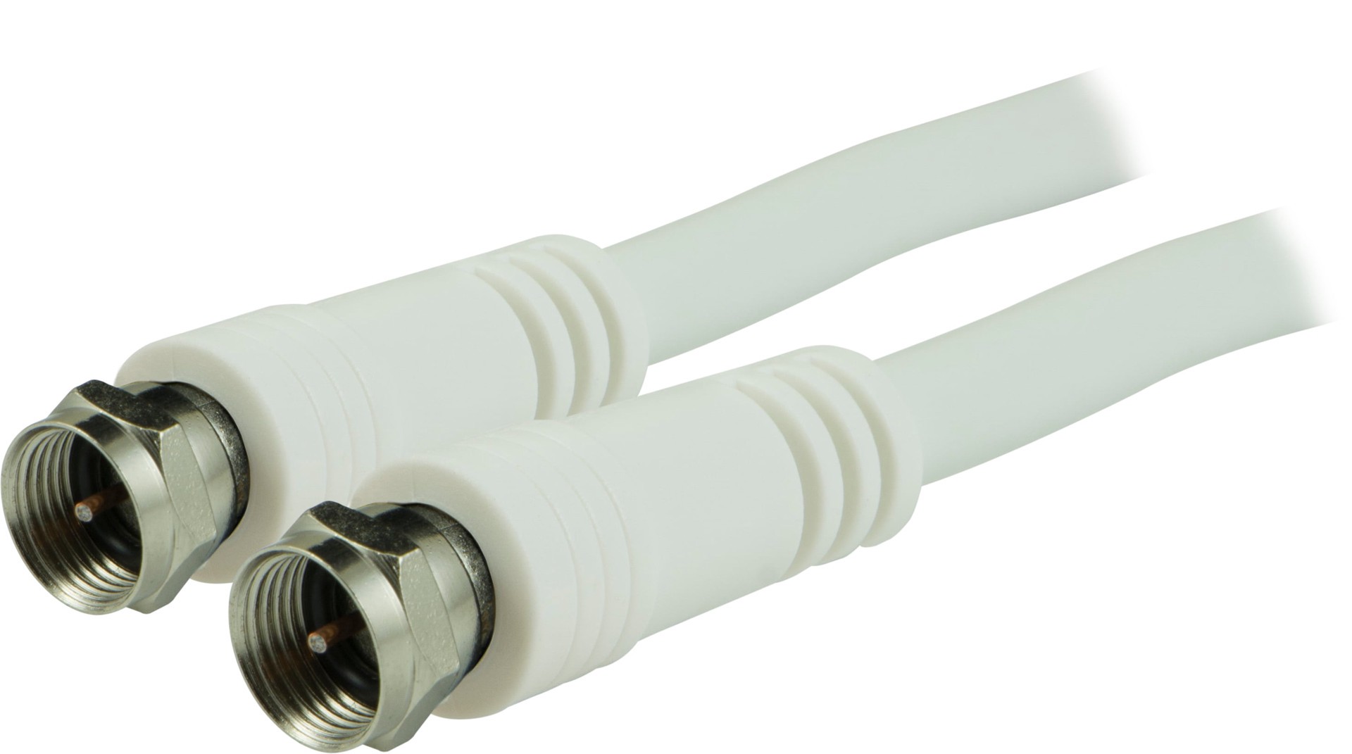 slide 3 of 6, Utilitech 15-ft RG6 White Coaxial Cable, 1 ct
