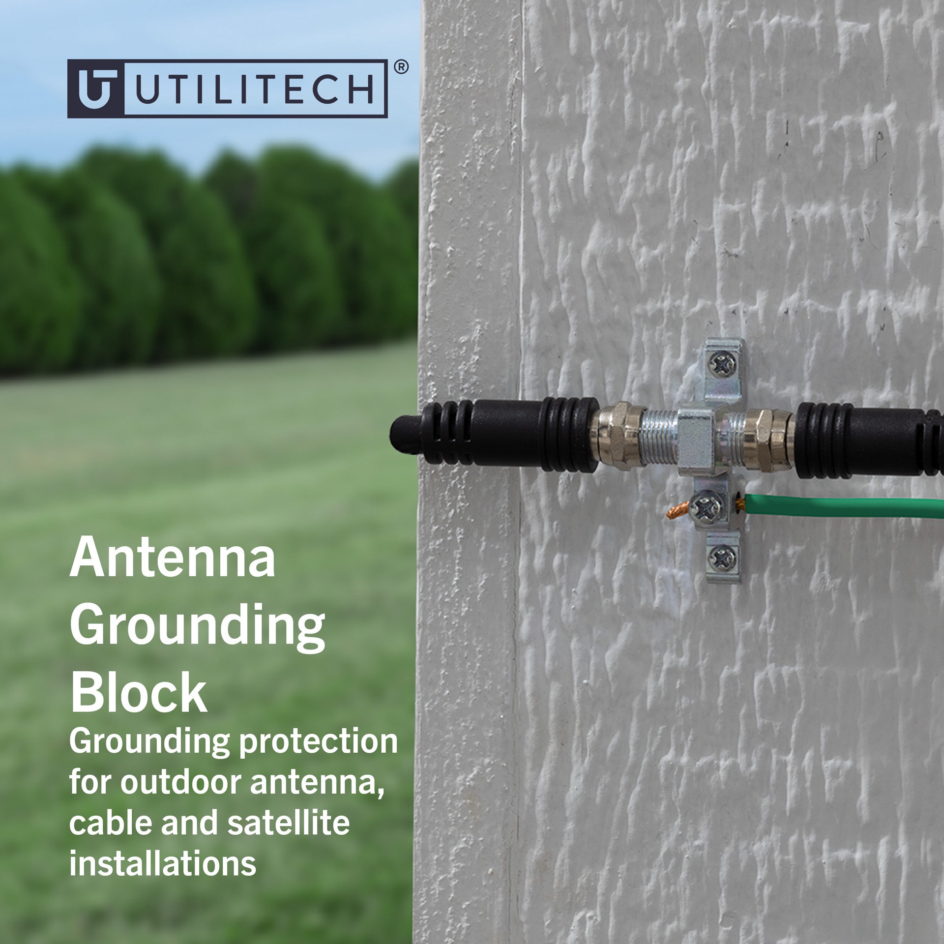 slide 2 of 6, Utilitech Outdoor Wall Antenna Mounting Hardware Kit, 1 ct