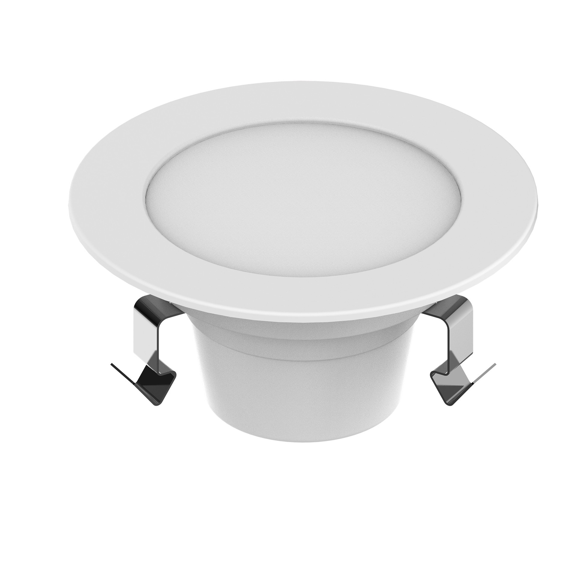 slide 5 of 6, Utilitech Retrofit Kit White 4-in 650 -Lumens Switchable white Round Dimmable LED Wet rated Recessed Downlight 6 -Pack, 1 ct