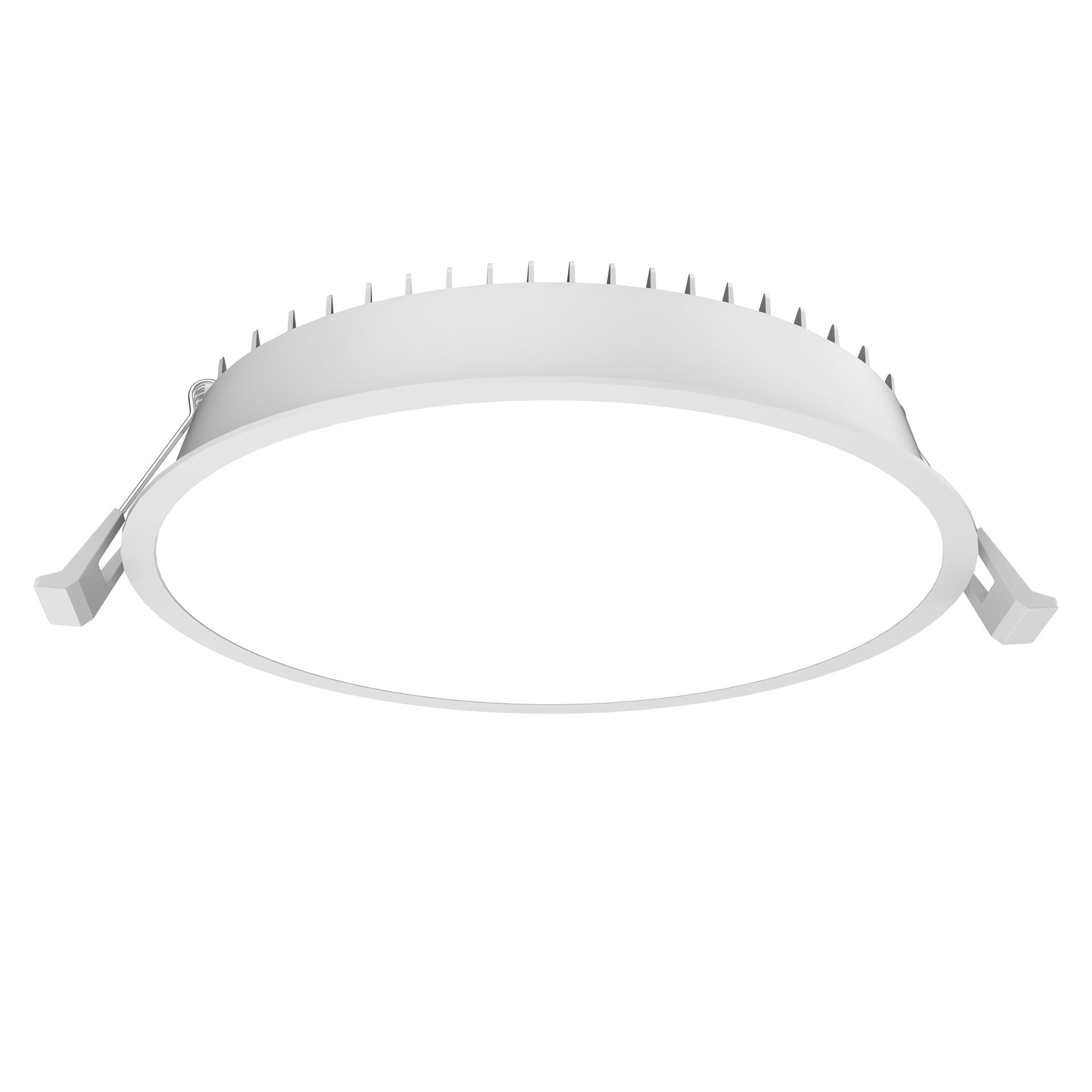 slide 6 of 6, Utilitech Canless Trimless Recessed Downlight White 6-in 1200 -Lumens Switchable white Round Dimmable LED Canless Wet rated Recessed Downlight, 1 ct