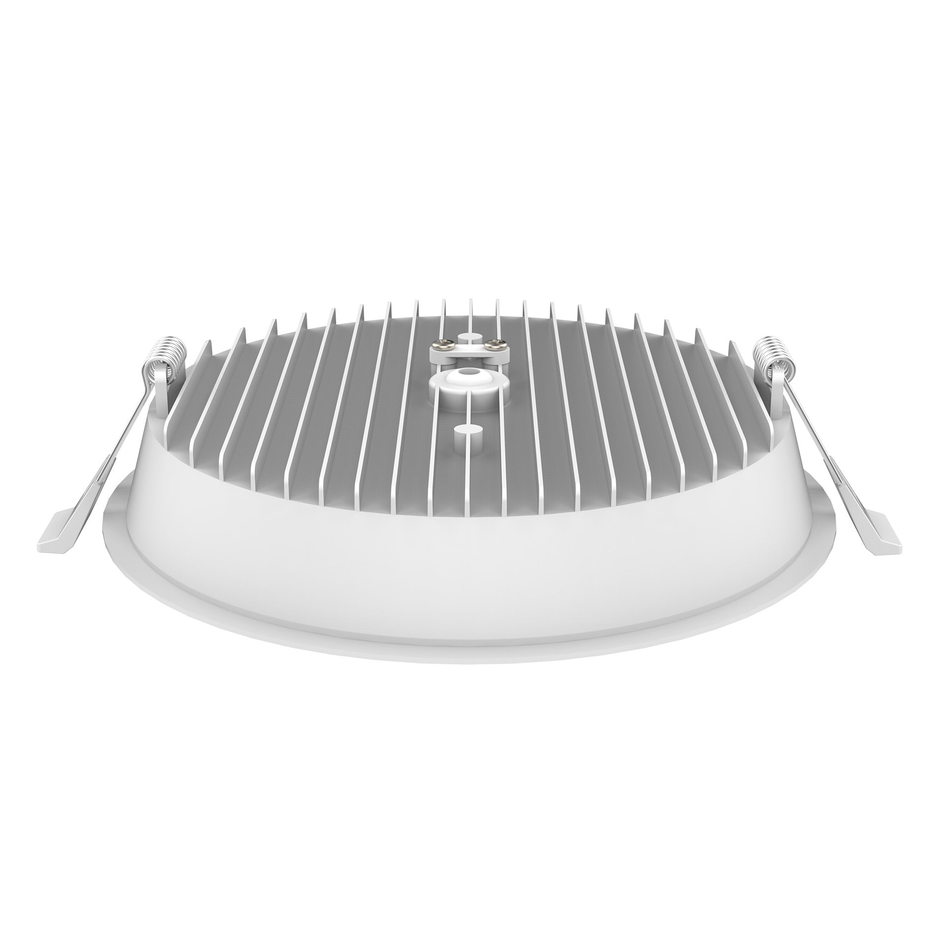 slide 5 of 6, Utilitech Canless Trimless Recessed Downlight White 6-in 1200 -Lumens Switchable white Round Dimmable LED Canless Wet rated Recessed Downlight, 1 ct