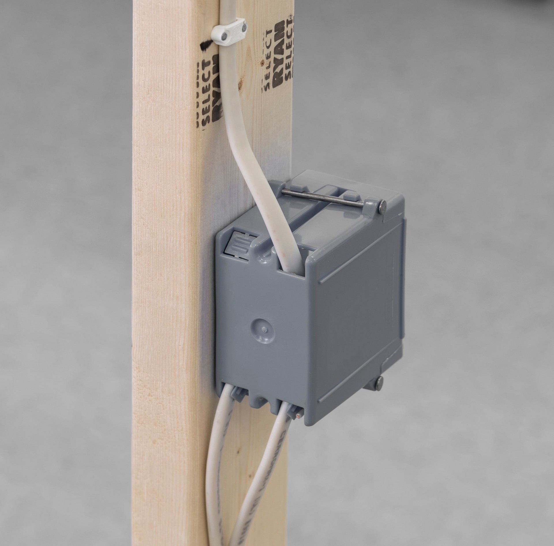 slide 5 of 5, Gardner Bender 1 -Gang PVC New work Switch/Outlet Electrical Box, 1 ct