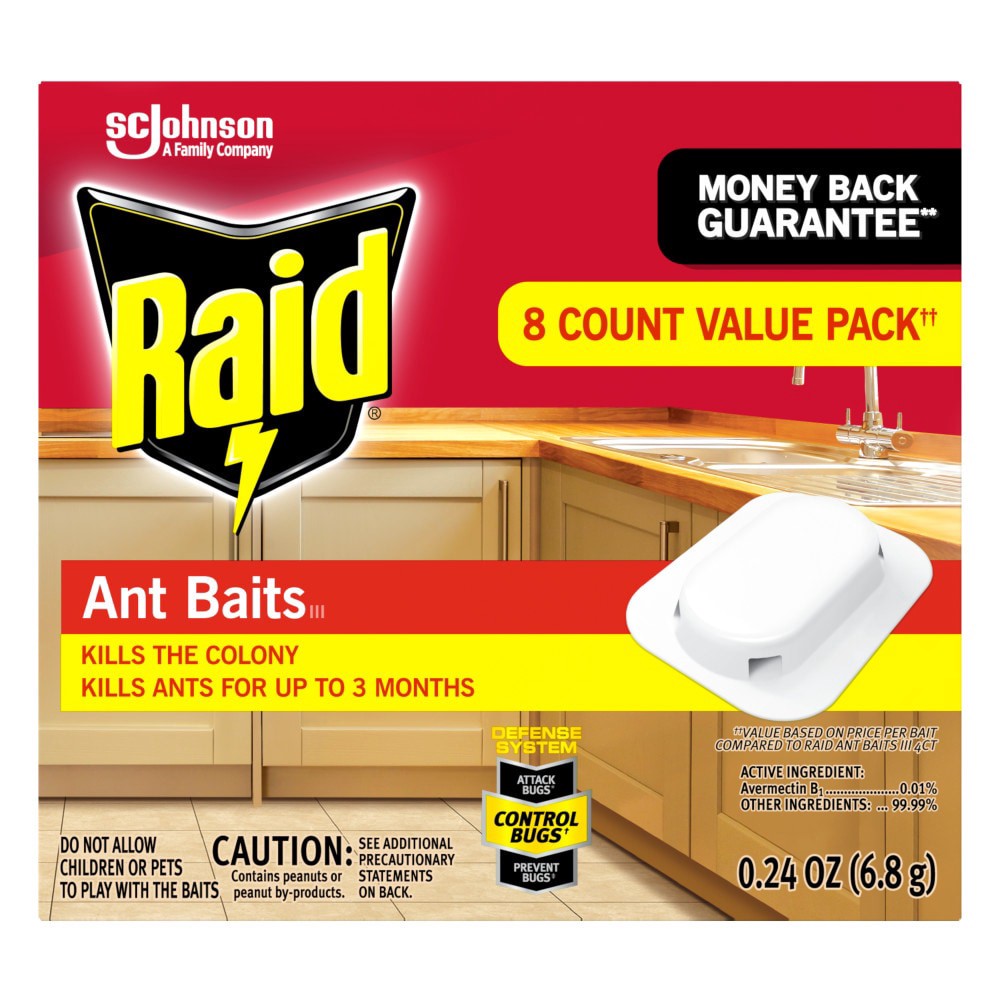 slide 1 of 6, Raid Indoor Gel Cartridge Insect Trap 8 -Pack, 1 ct