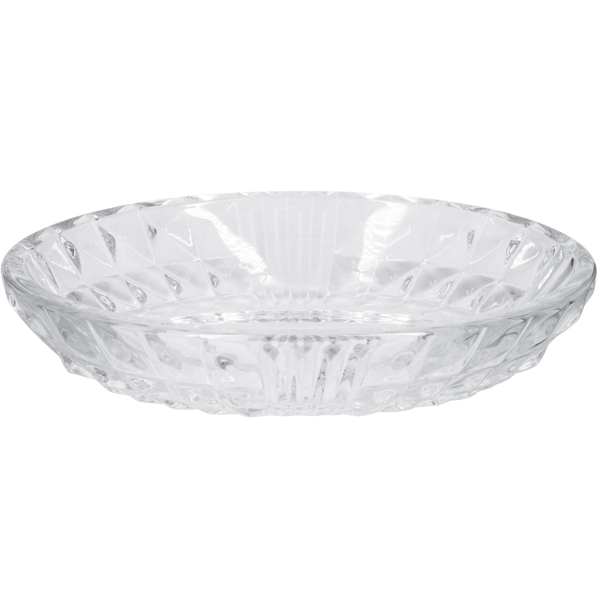 slide 1 of 6, allen + roth Clear Glass Soap Dish, 1 ct