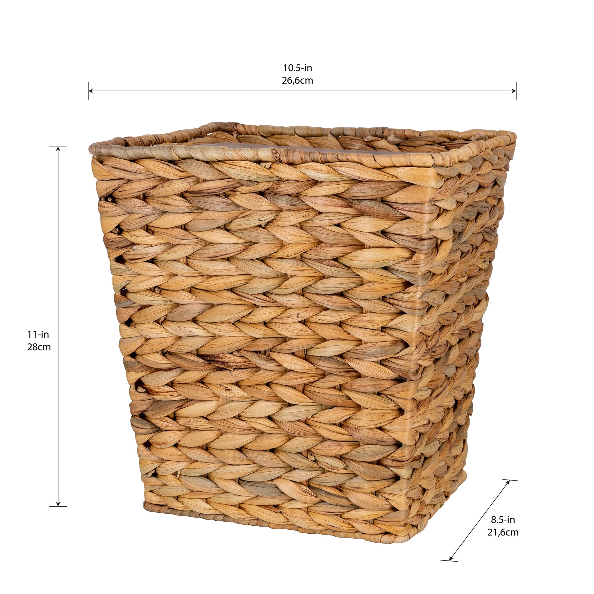 slide 6 of 6, allen + roth 5.3-Quart Tan Mixed material, 1 ct