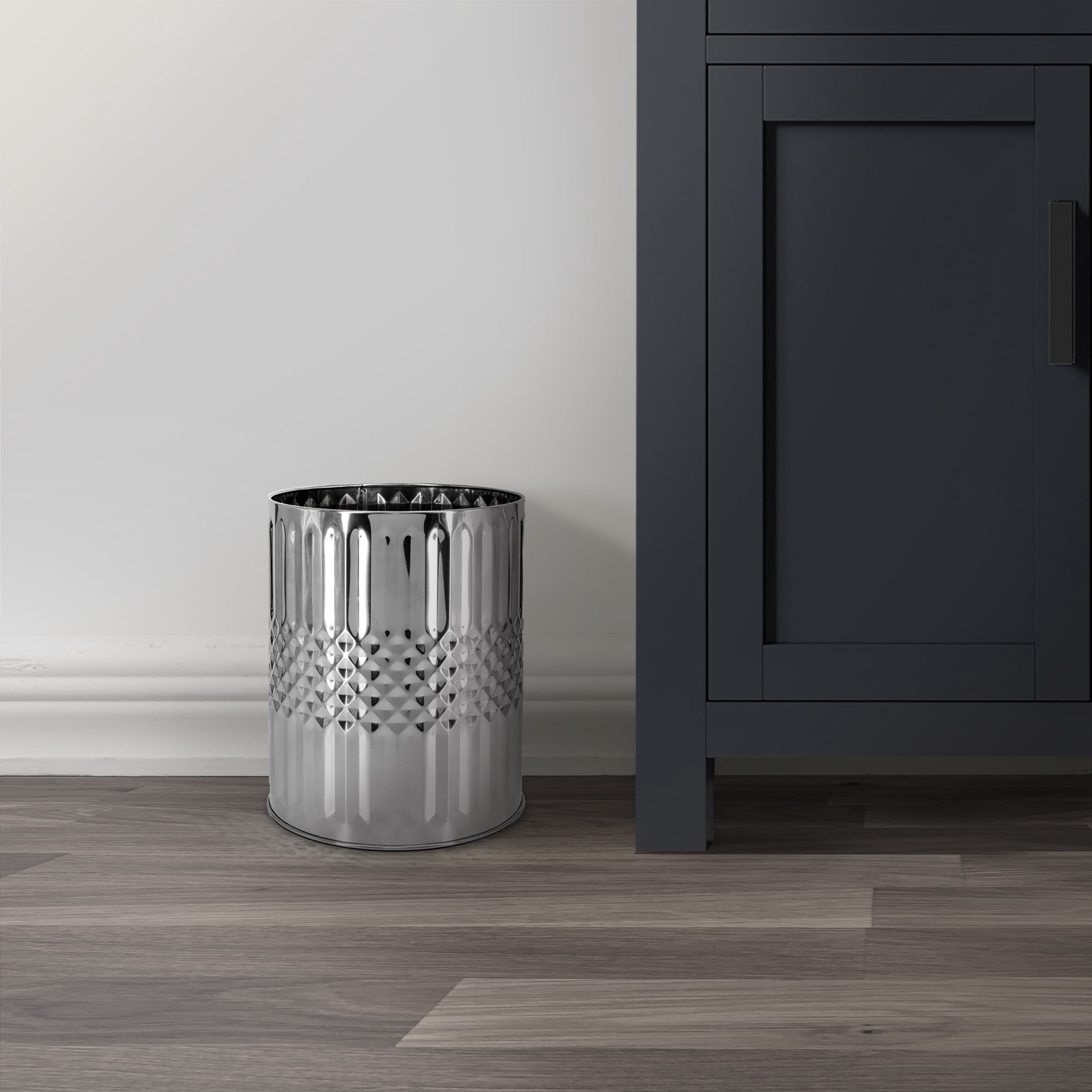 slide 3 of 5, allen + roth 7.4-Quart Chrome Stainless steel, 1 ct