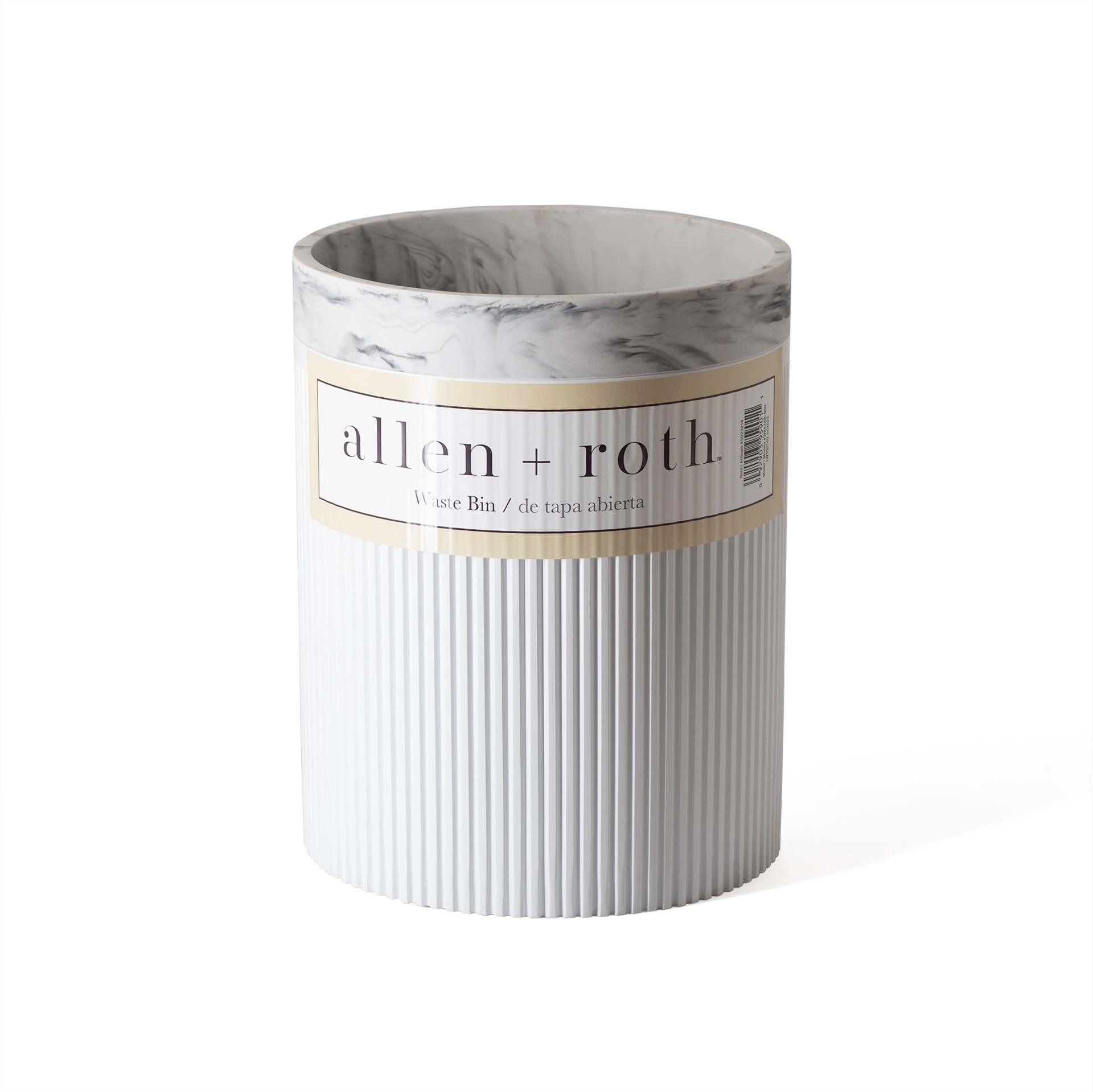 slide 5 of 6, allen + roth 7.4-Quart White Marble Resin, 1 ct