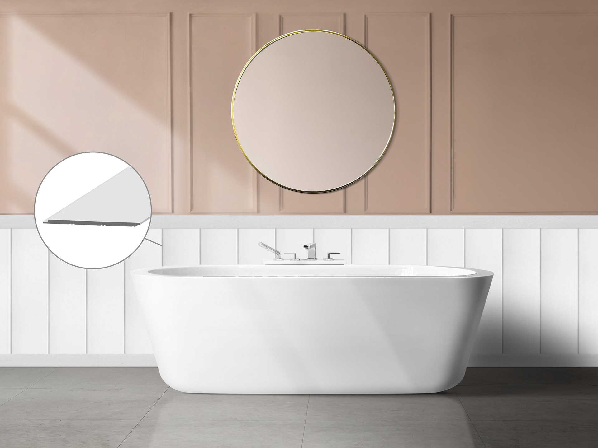 slide 2 of 6, ECHON 5/16-in x 7-5/16-in x 2-ft 9-61/64-in Reversible Unfinished White PVC Shiplap Beaded/Smooth Wall Plank 6 -Pack, 1 ct