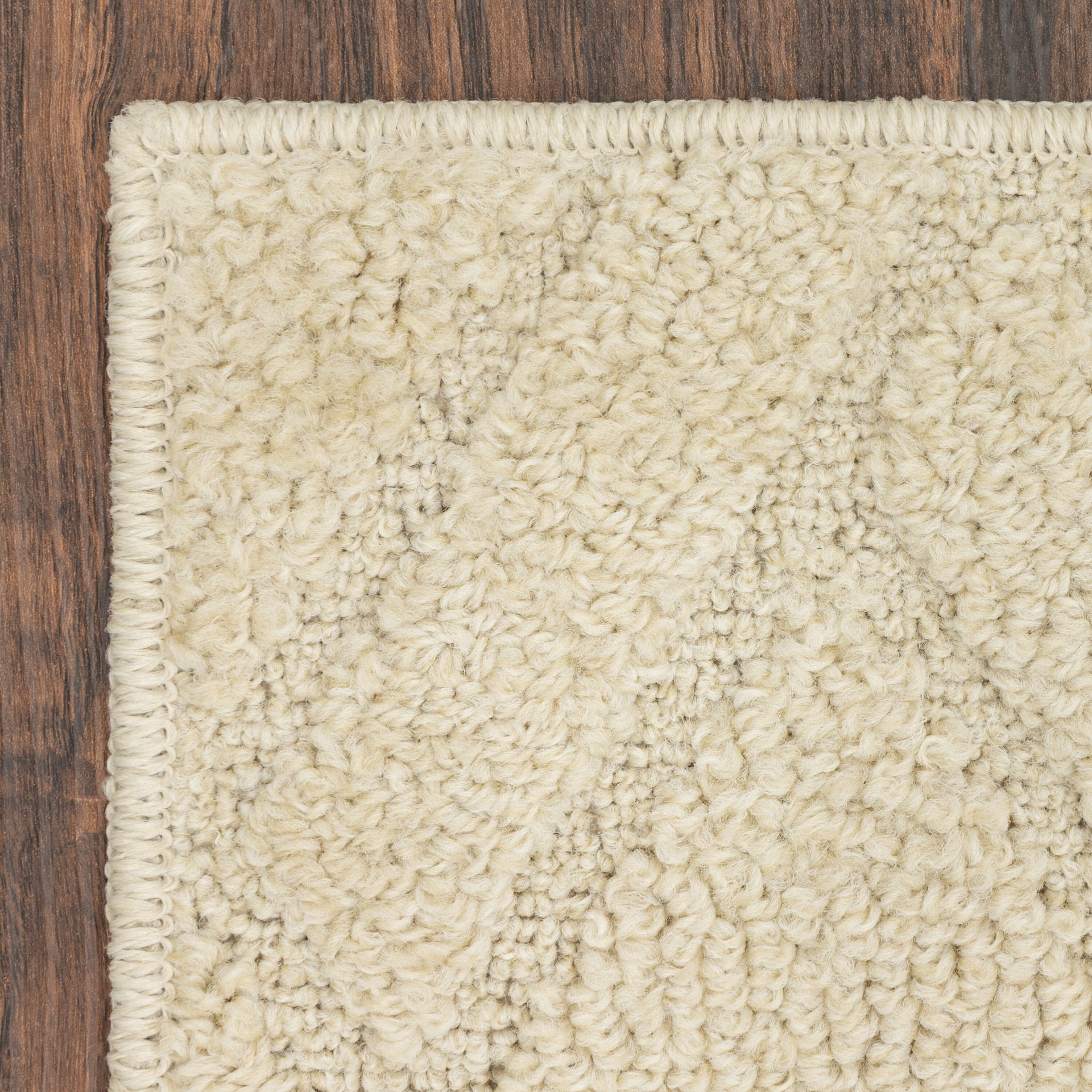 slide 5 of 6, Style Selections 3 x 8 (ft) Tufted Polyester Ivory Rectangular Indoor Trellis Runner rug, 1 ct