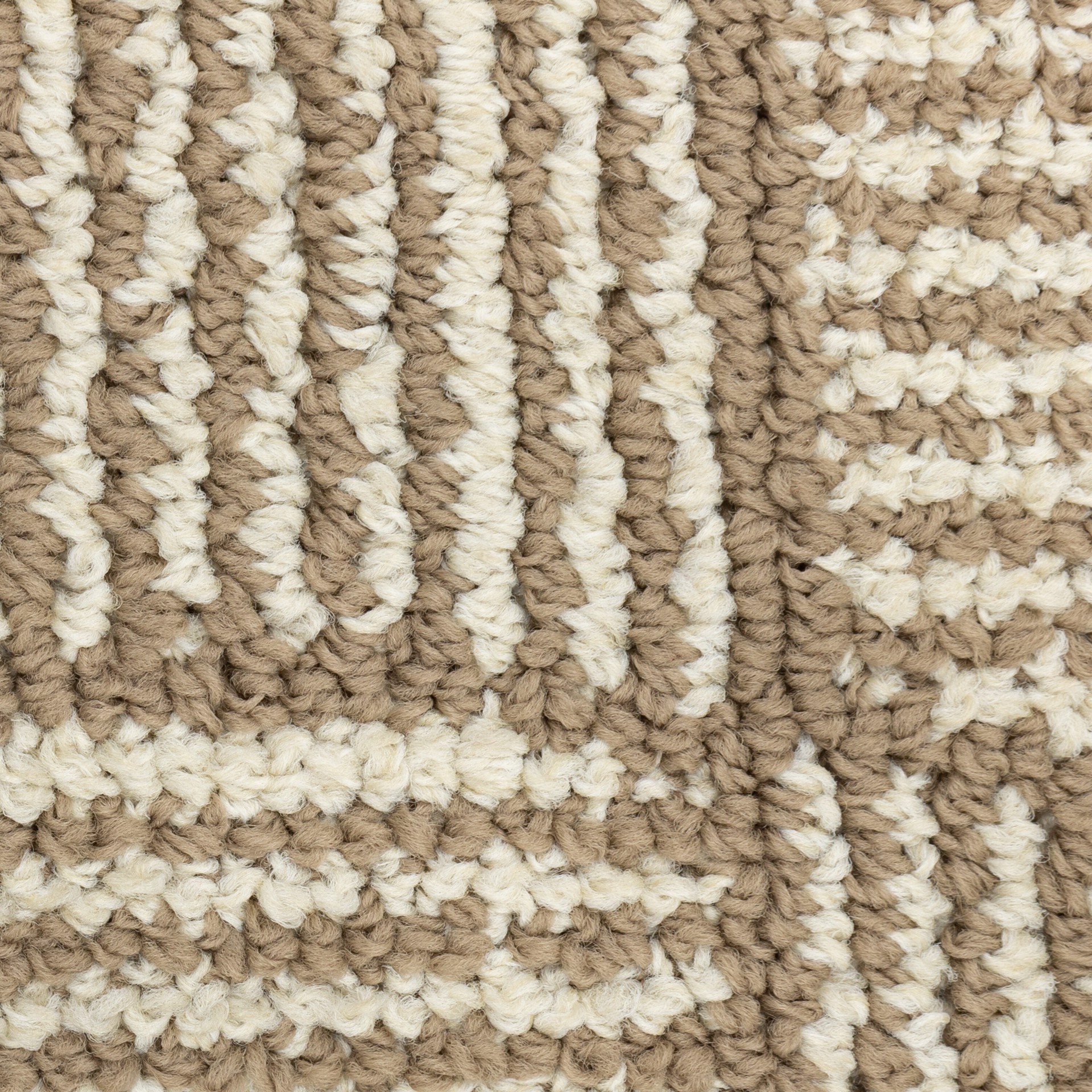 slide 4 of 6, Style Selections 2 x 6 (ft) Tufted Polyester Brown Rectangular Indoor Geometric Machine washable Runner rug, 1 ct