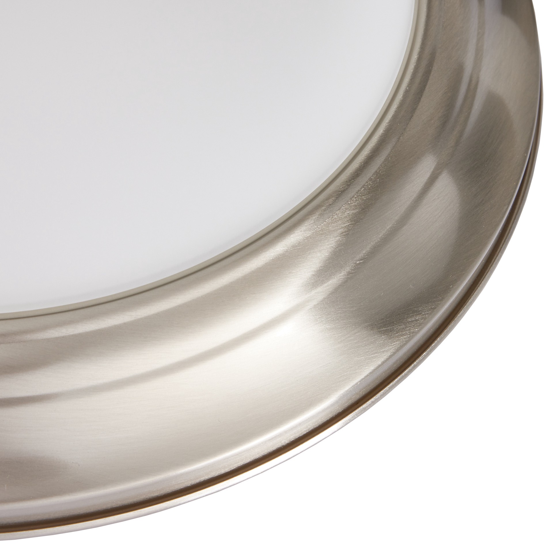 slide 3 of 6, Project Source 13.40-in Nickel Integrated LED Flush Mount Light 2 -Pack, 1 ct