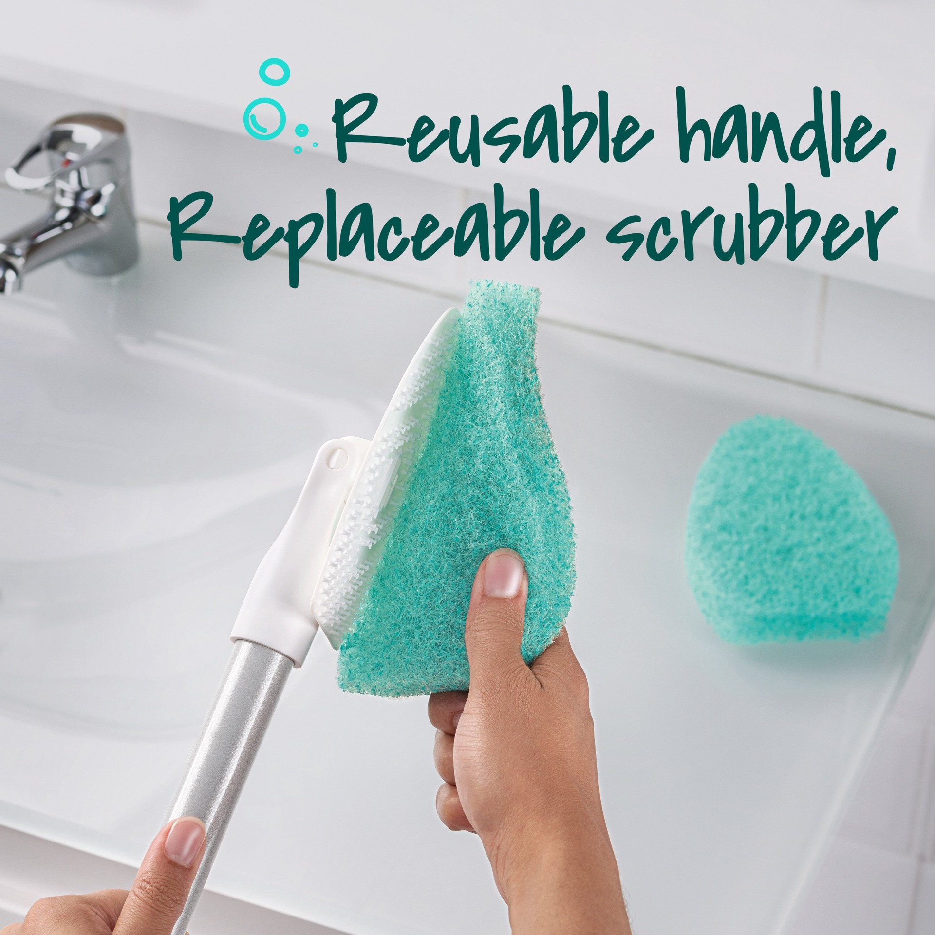 slide 3 of 6, Scotch-Brite Shower Scrubber Poly fiber Stiff Tile and Grout Brush, 1 ct