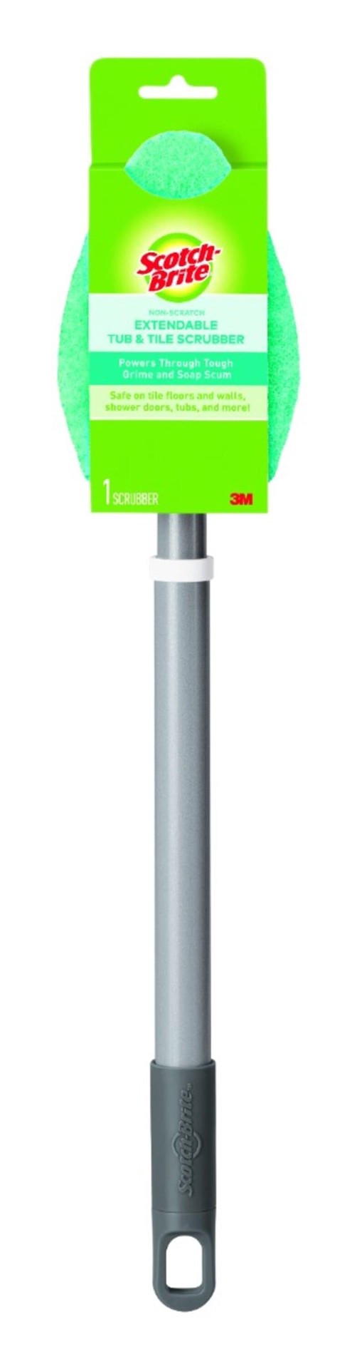 slide 1 of 6, Scotch-Brite Shower Scrubber Poly fiber Stiff Tile and Grout Brush, 1 ct