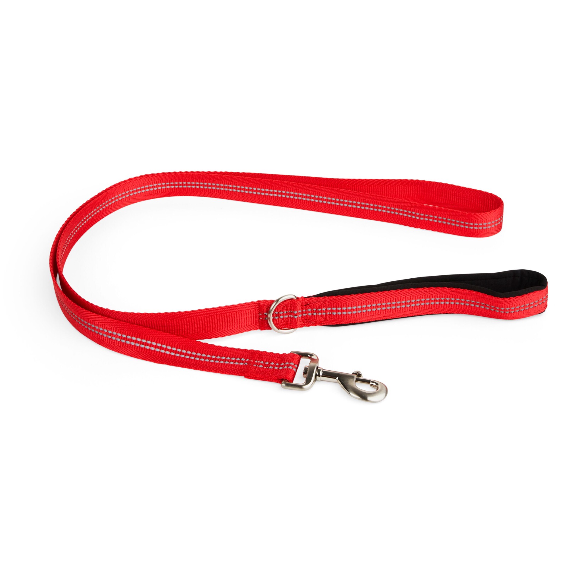 slide 5 of 5, Youly Reflective Dog Red 6-ft Leash, 1 ct