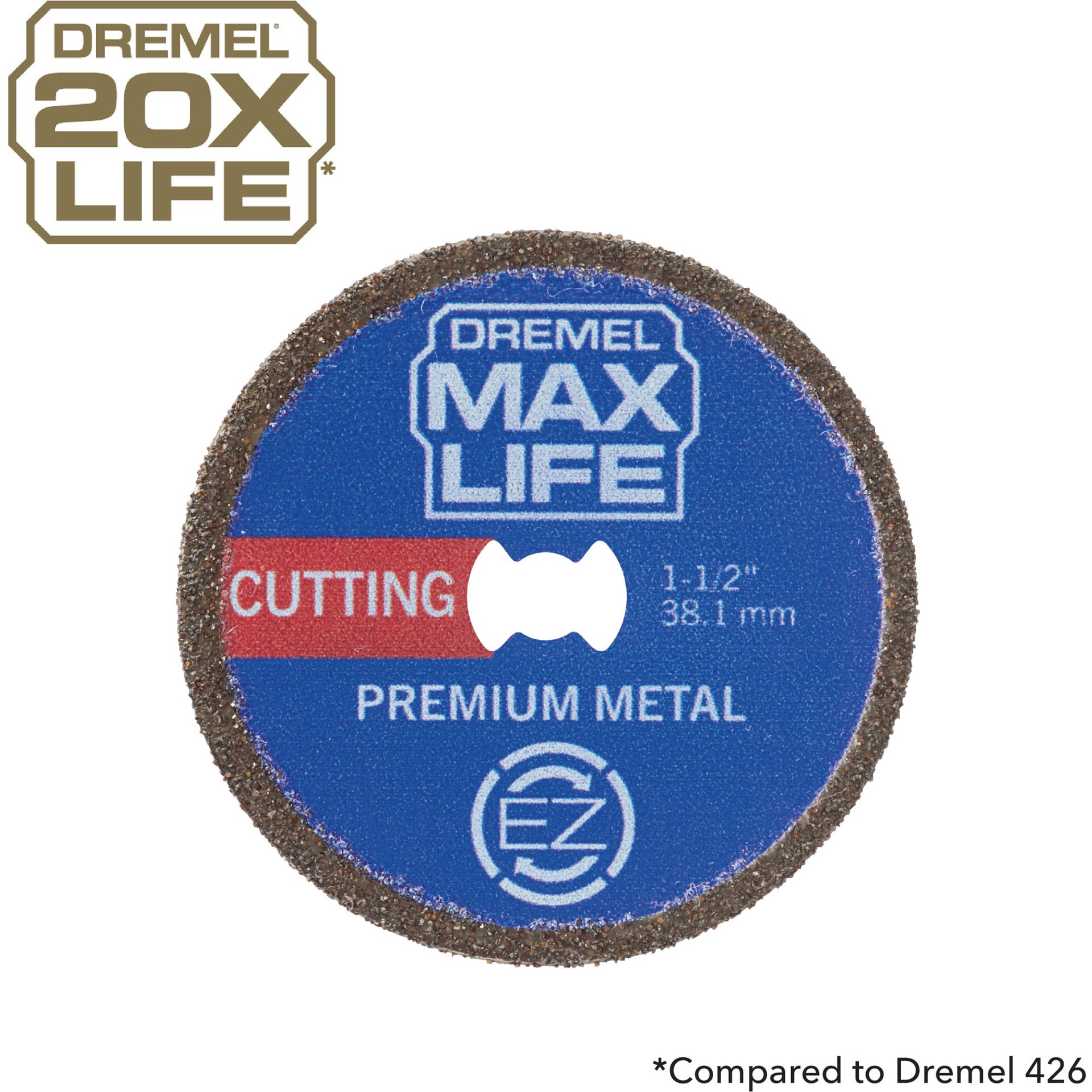 slide 3 of 6, Dremel Cubic boron nitride 1-1/2-in Cutting Wheel Accessory, 1 ct