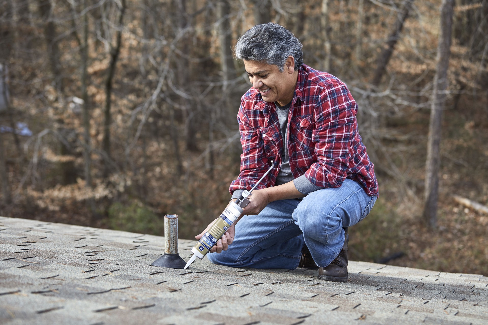 slide 6 of 6, GE Advanced Silicone 2 Windows, Doors, Exteriors 10.1-oz Window and Door Light Gray Silicone Caulk, 1 ct