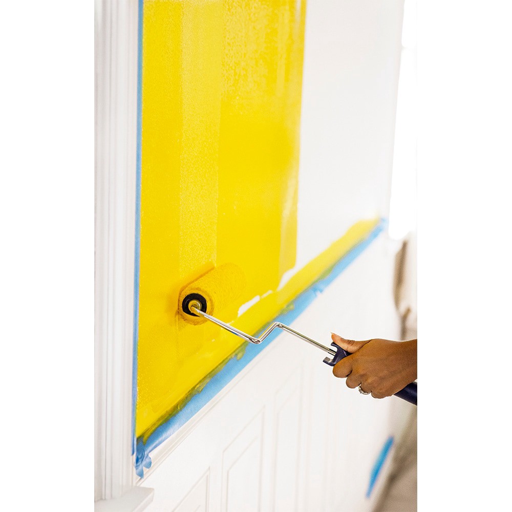 slide 6 of 6, Valspar 4-in x 3/8-in Nap Walls and Ceilings Mini Woven Paint Roller Cover, 1 ct