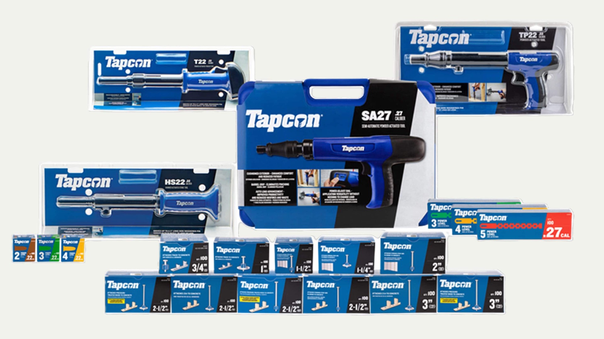 slide 6 of 6, Tapcon 100 -Pack 3-in Non-washered Drive pin, 1 ct