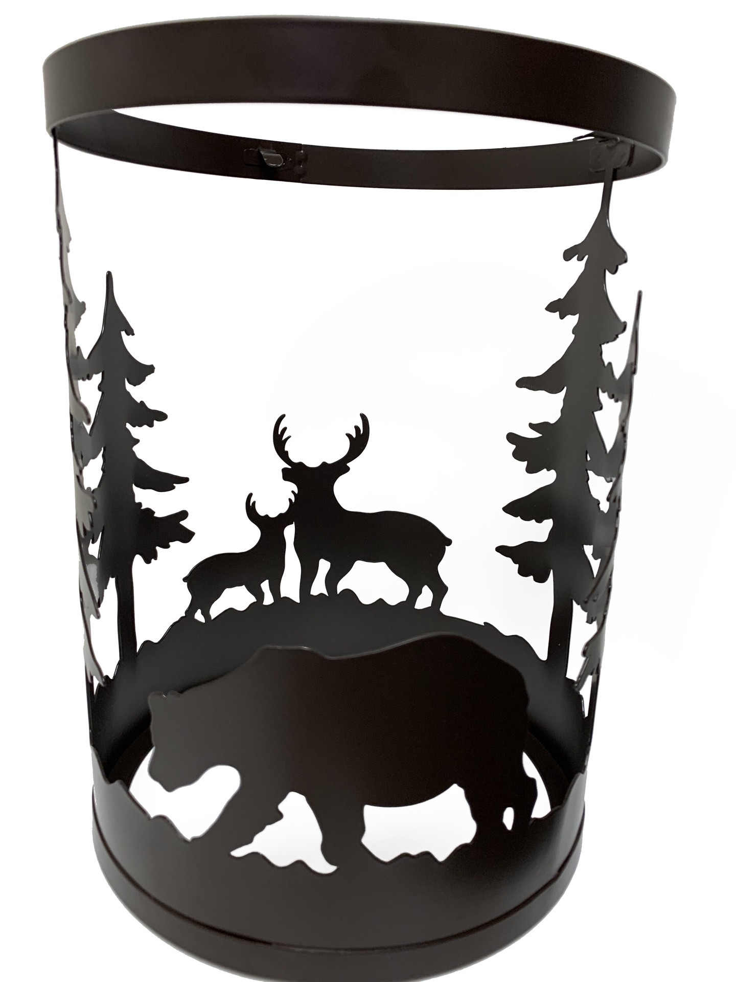 slide 4 of 6, allen + roth Hendersonville 1 -Light Bronze Rustic Cylinder Mini Hanging Pendant light, 1 ct