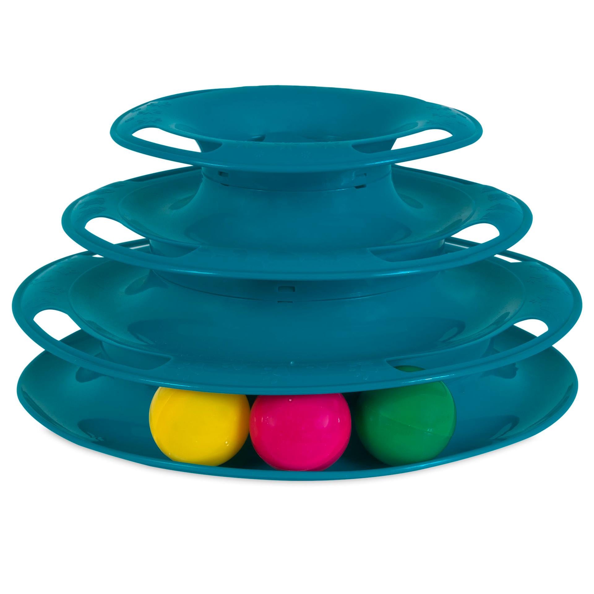 slide 2 of 5, Pet Zone Plastic Interactive Cat Toys, 1 ct