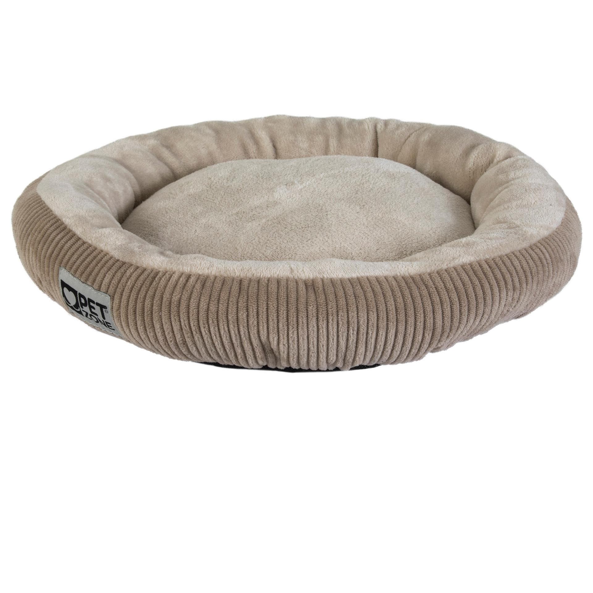 slide 2 of 5, Pet Zone Round Grey Polyester Pillow ( Medium ), 1 ct