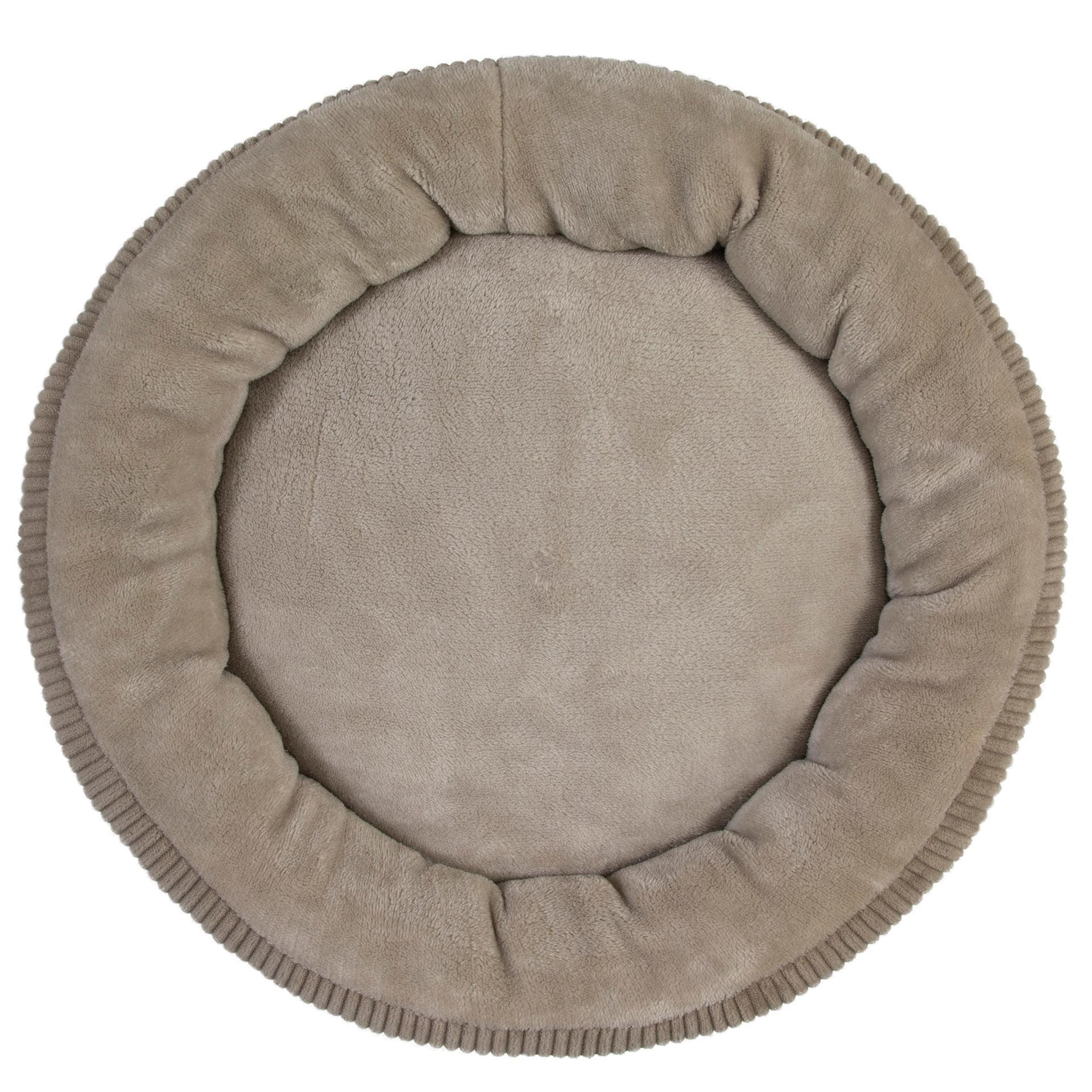 slide 4 of 5, Pet Zone Round Grey Polyester Pillow ( Medium ), 1 ct