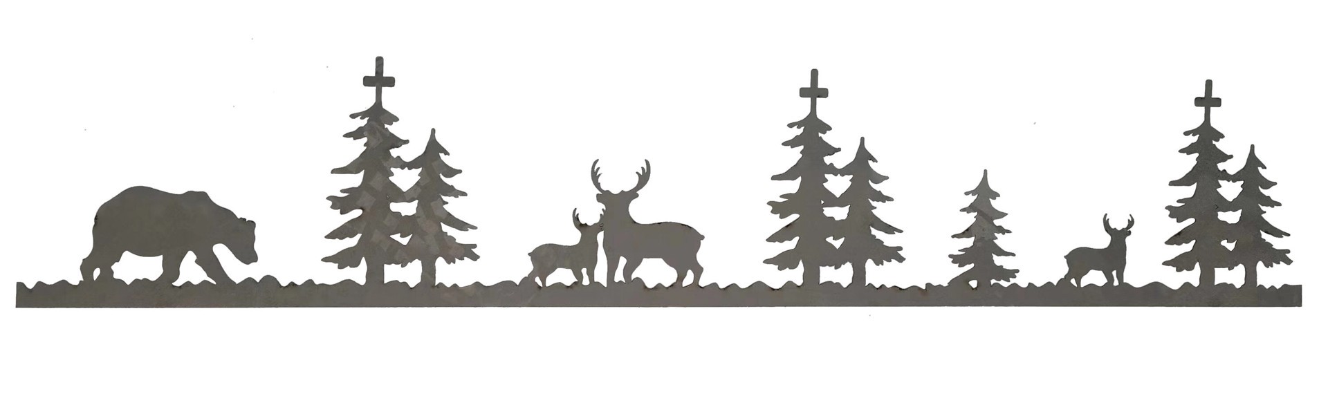 slide 5 of 6, allen + roth Hendersonville 3 -Light 13-in Matte Bronze Semi Flush Mount Light, 1 ct