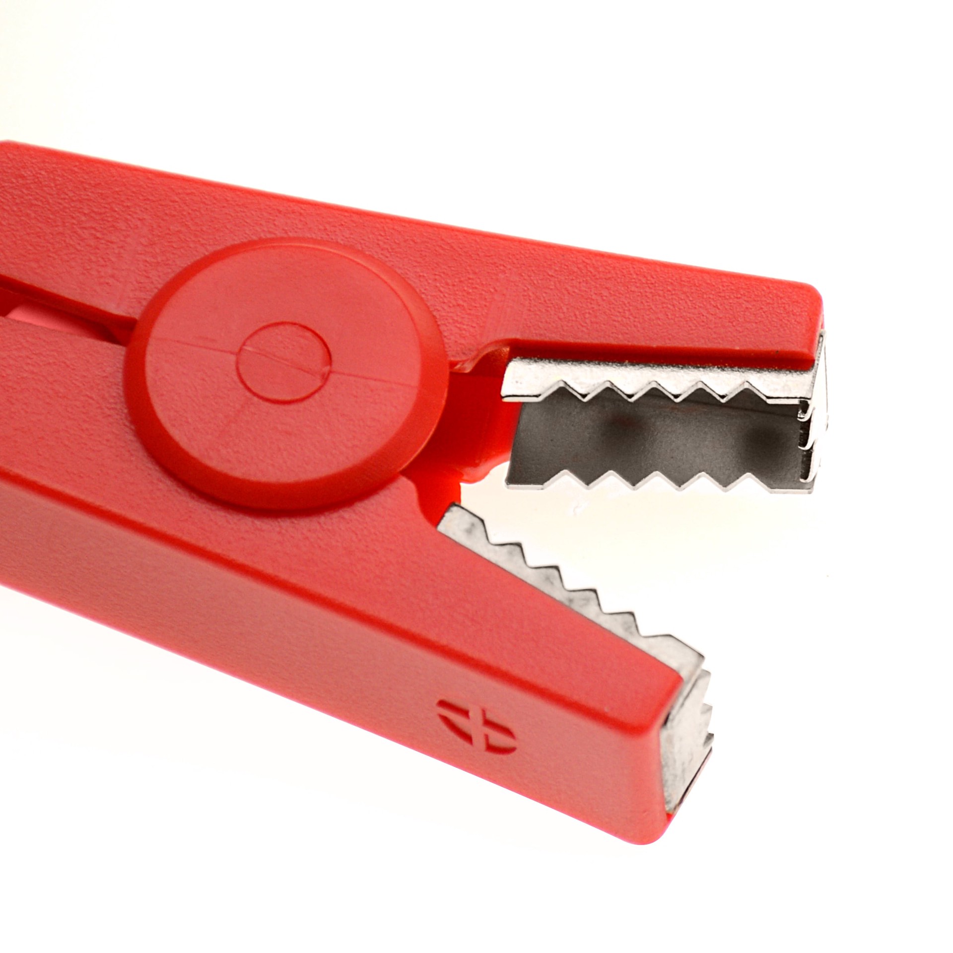 slide 2 of 3, T-H Marine Alligator Clips Silver, red black (, 1 ct