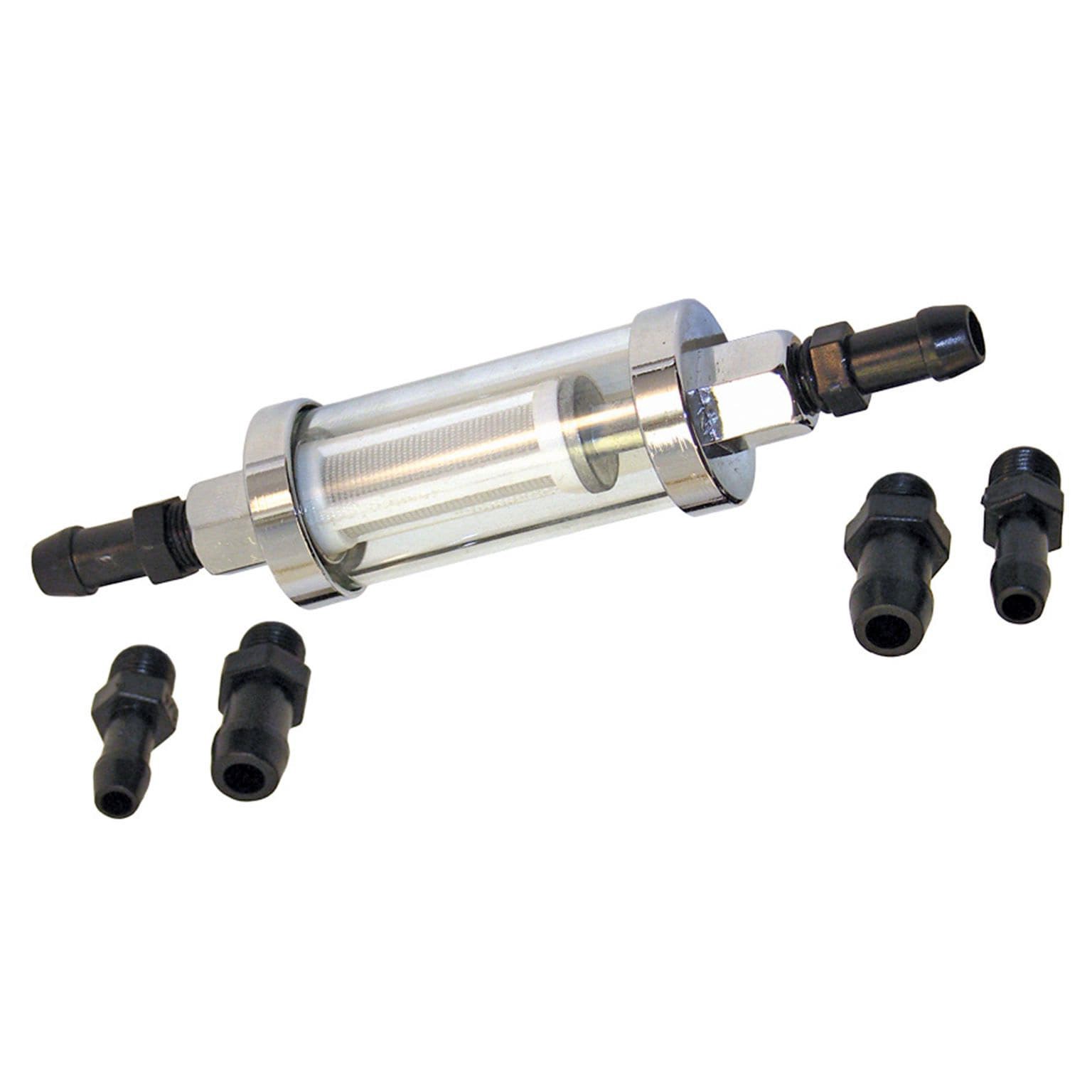 slide 3 of 3, T-H Marine Boat Fueling In-line Fuel Filter, Nylon/Brass, 3 Inches, 250 Micron Filter, 1 ct