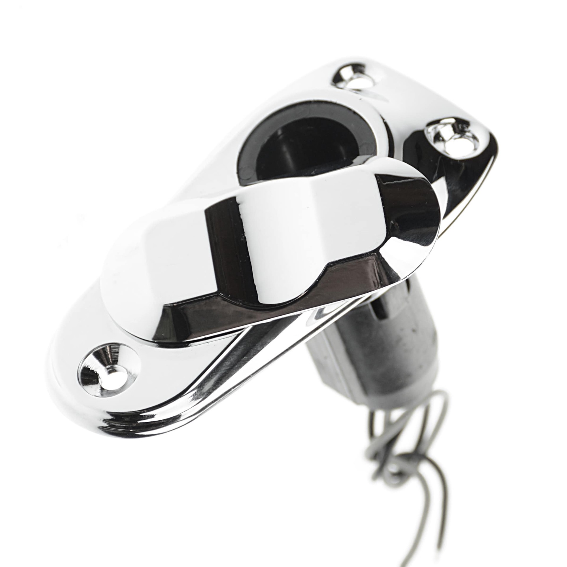 slide 2 of 4, T-H Marine Chrome plated Mounting bracket, 1 ct