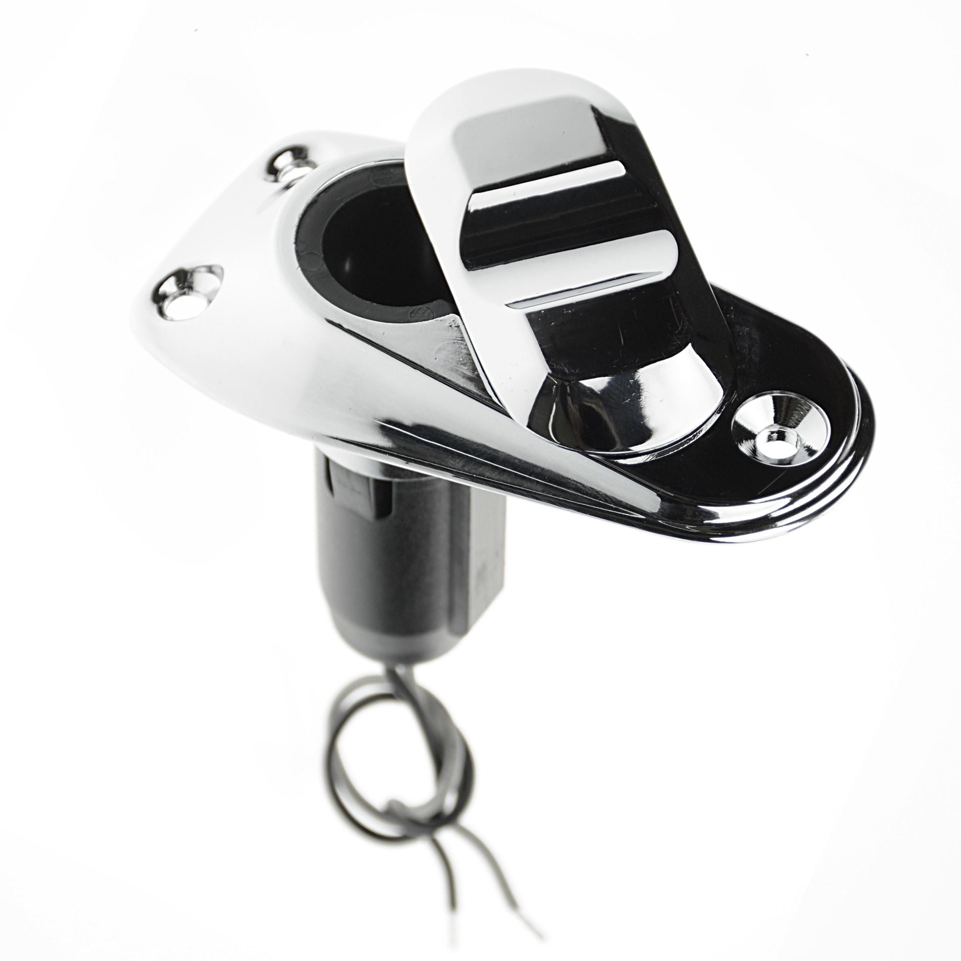 slide 4 of 4, T-H Marine Chrome plated Mounting bracket, 1 ct